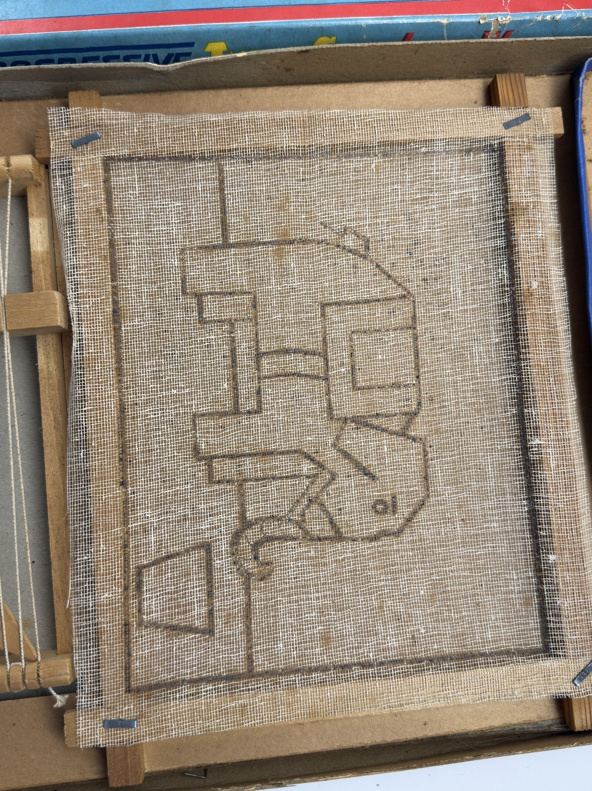 Vintage 1941 Indian-Craft Loom Weaving Set Progressive Toy #1006 USA RARE READ