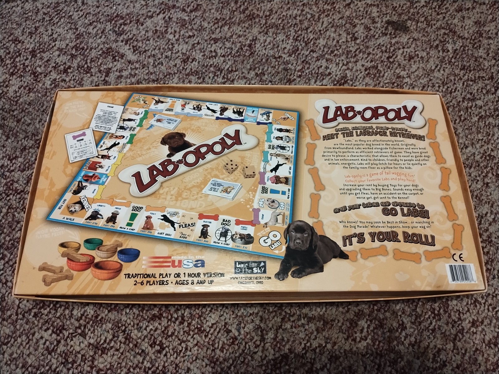 LABOPOLY BOARD GAME ,LATE FOR the SKY, FREE POSTAGE