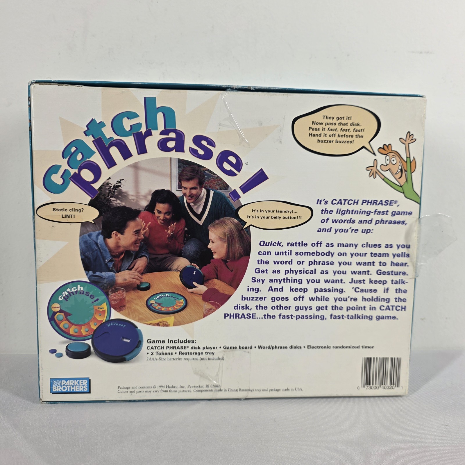 Catch Phrase 1994 Parker Brothers Game 100% COMPLETE And Tested Hasbro