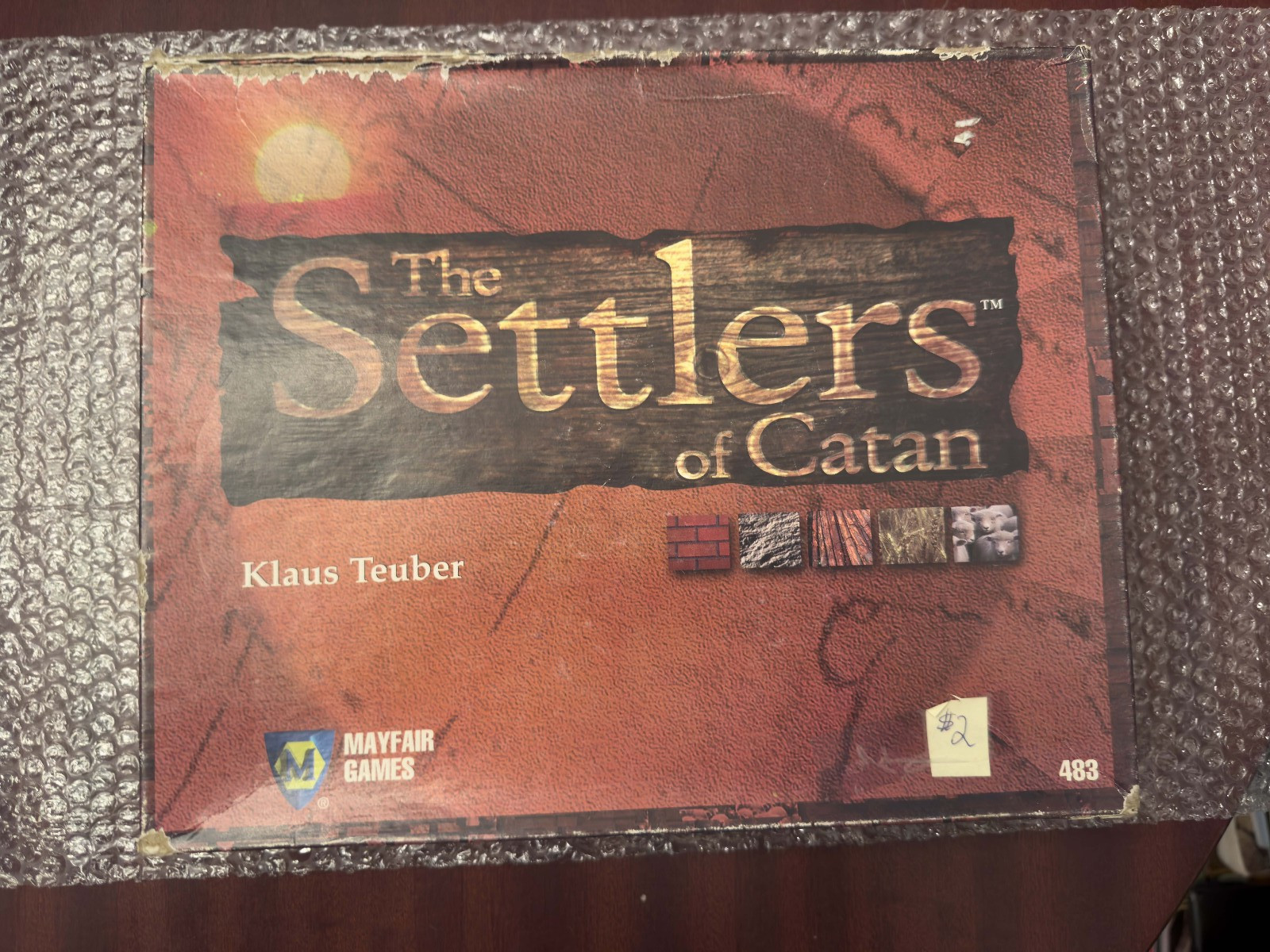 Settlers of Catan Board Game by Mayfair Games (1996) Complete