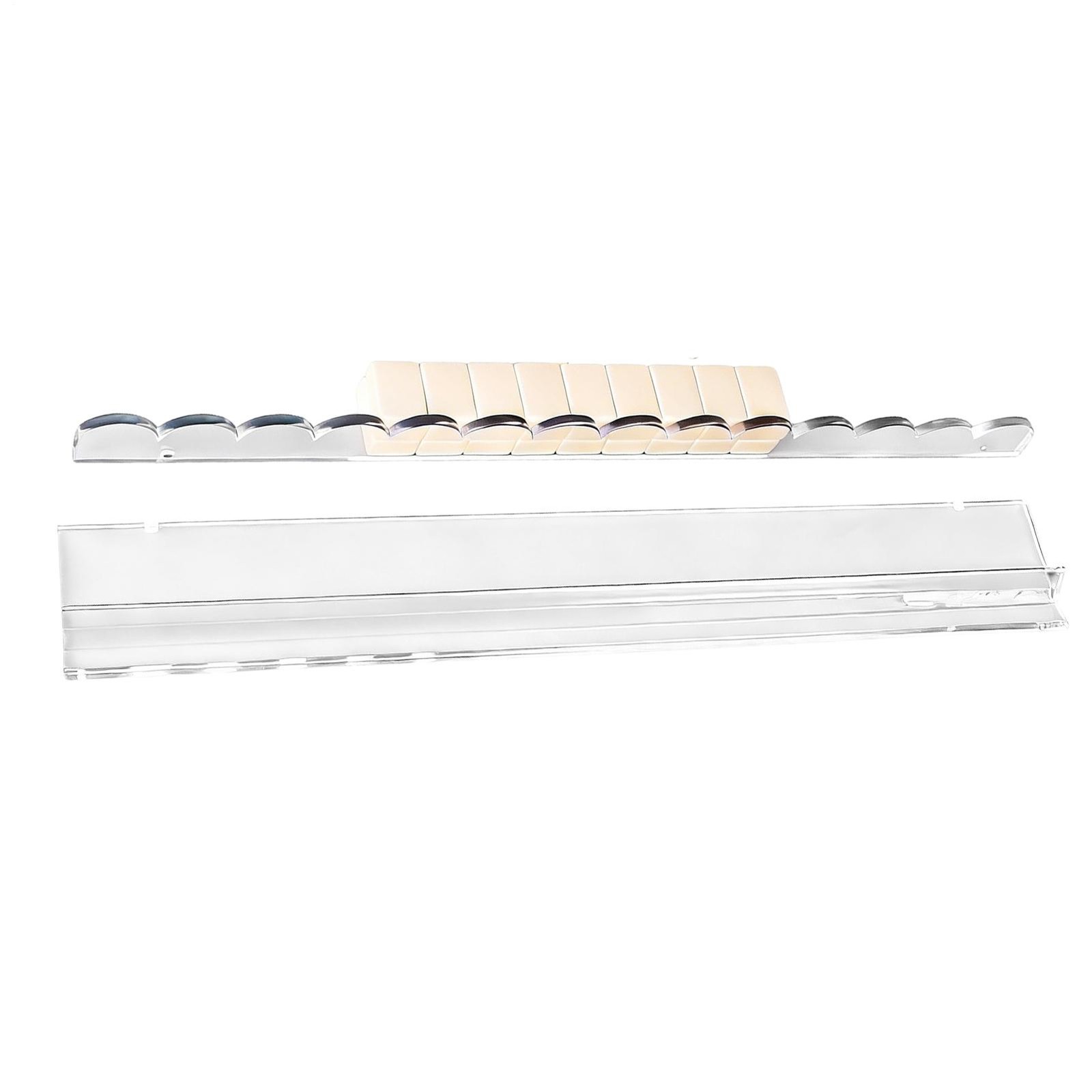 Mahjong Racks with Pushers Acrylic Mahjong Racks with Magnetically Att