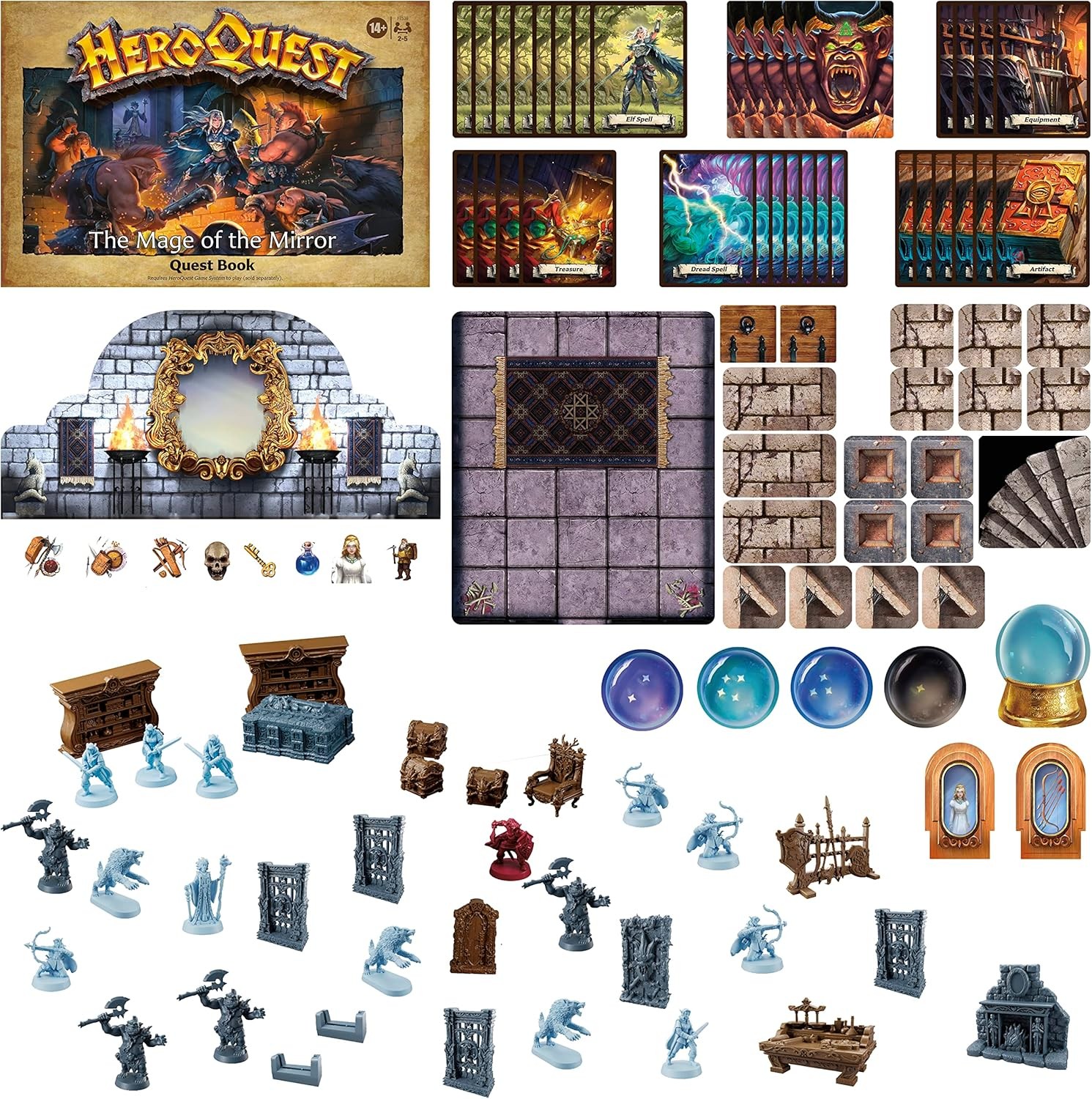 Heroquest The Mage of Mirror Quest Pack, Roleplaying Game for Ages 14+,…