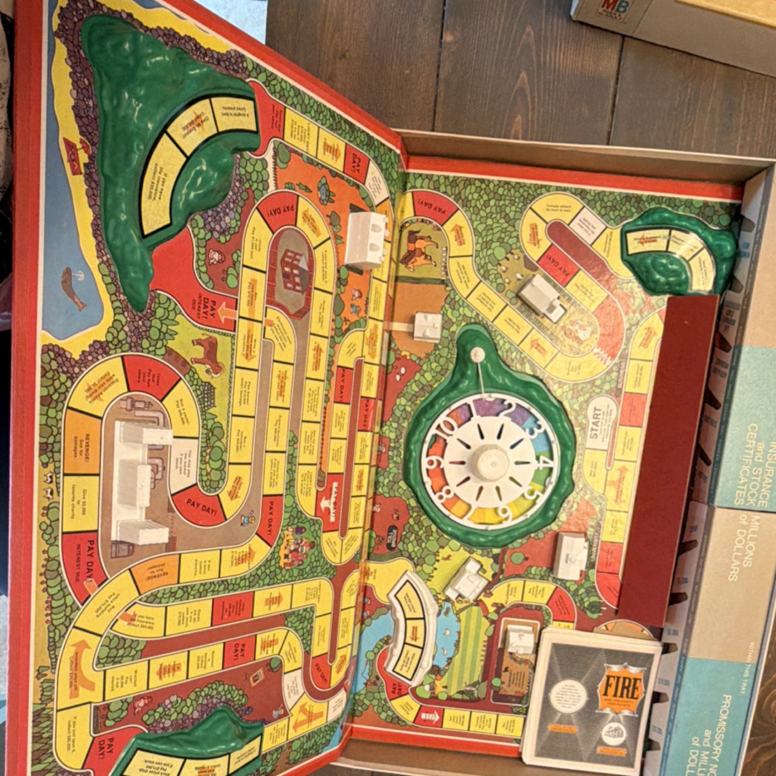 Vintage Milton Bradley The Game of Life 1977 Family Board Game