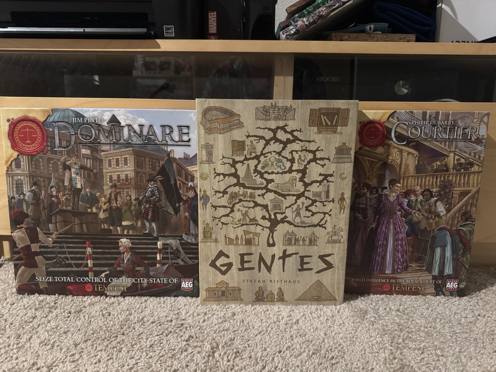 Board Game Collection Gentes Board Game Deluxified / Courtier And Dominaire