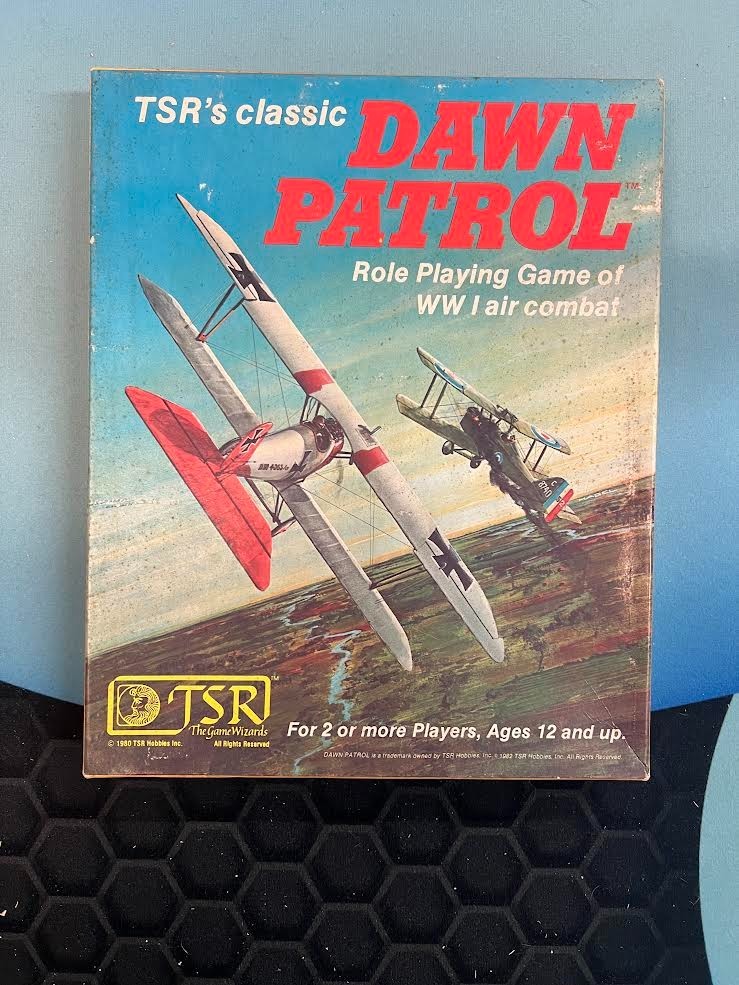 TSR Dawn Patrol Board Game (1980) – WWI Air Combat Role Playing Game