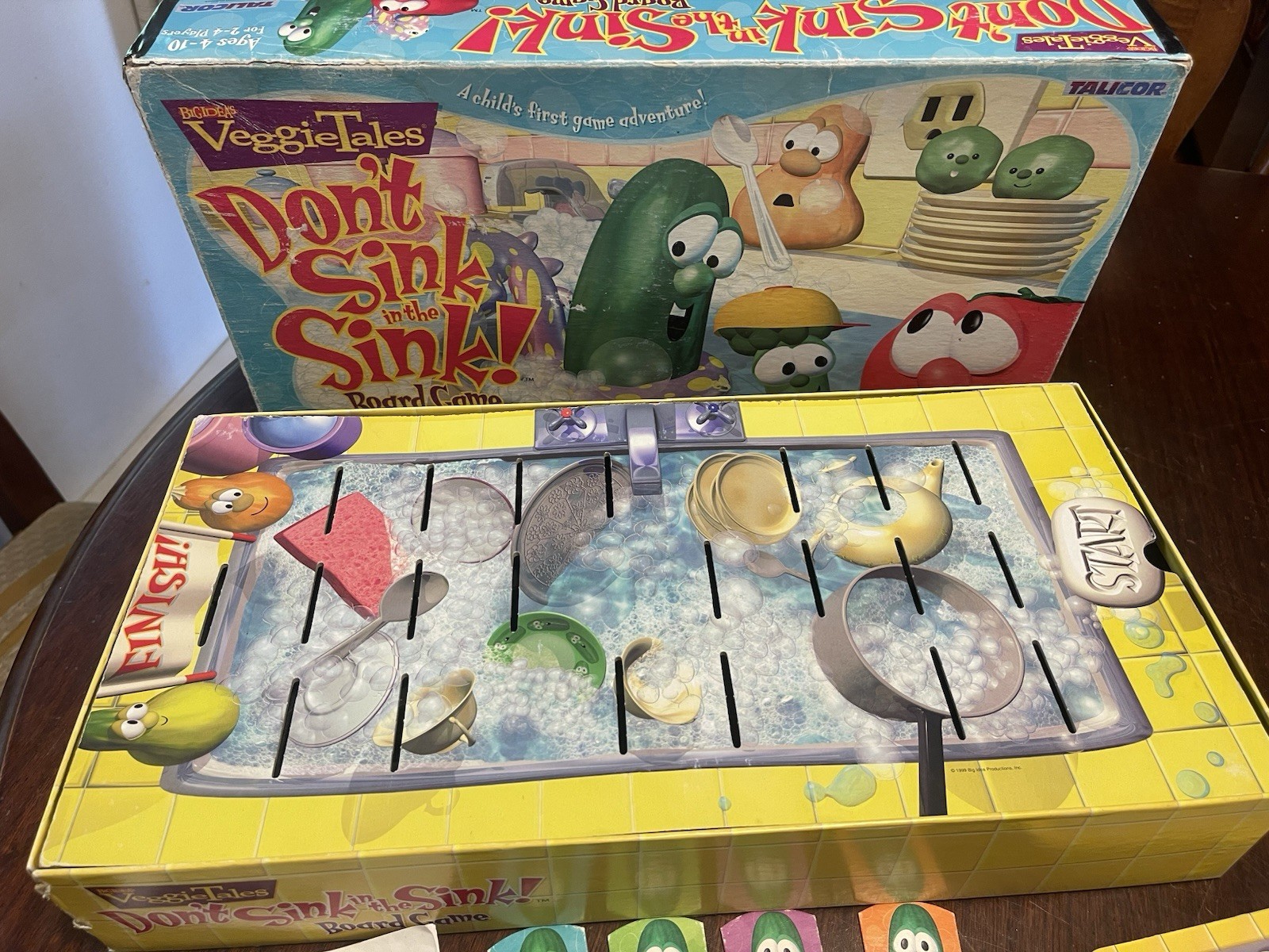 VeggieTales Don’t Sink in the Sink! Board Game Missing One Piece