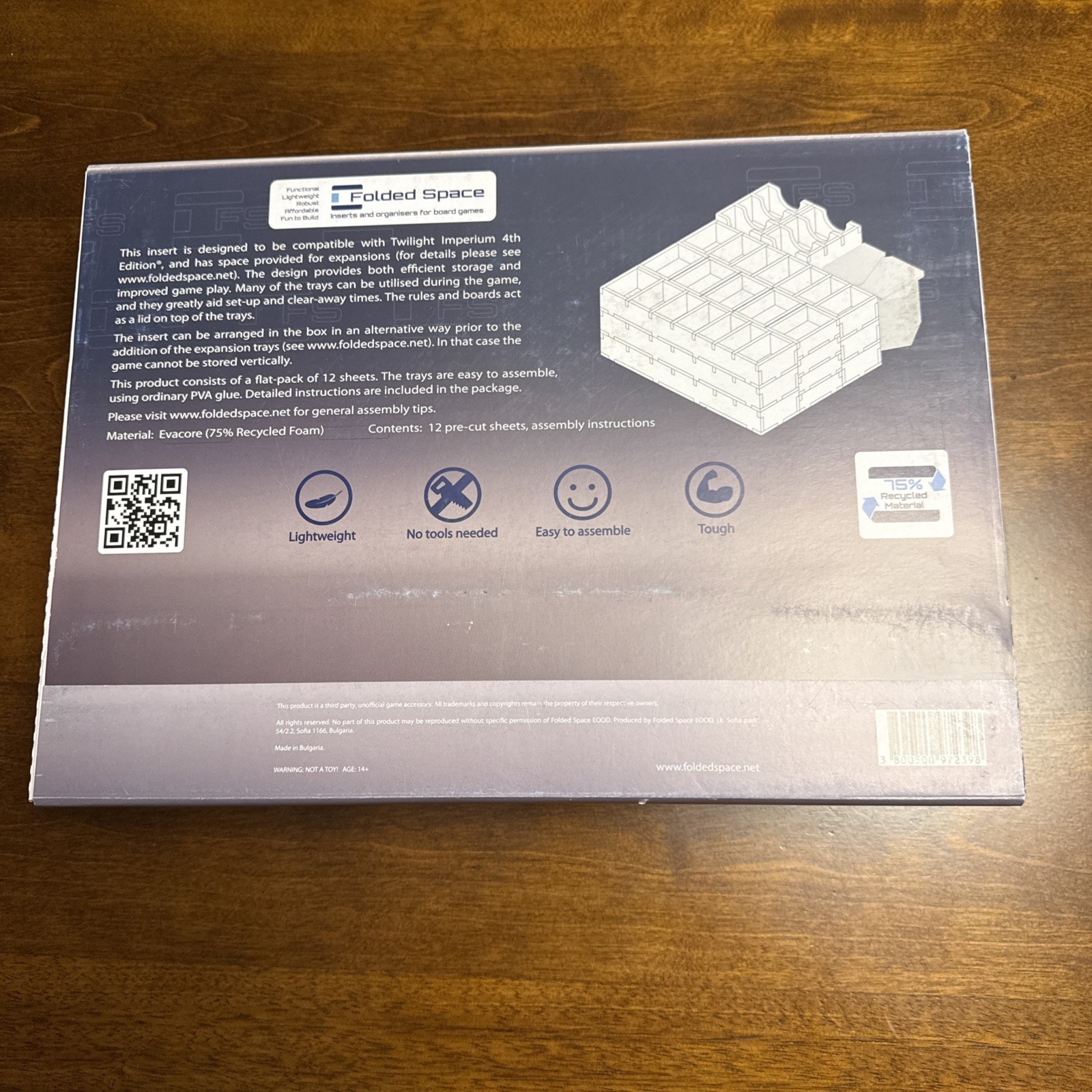 Folded Space Organizer for Twilight Imperium 4th Edition