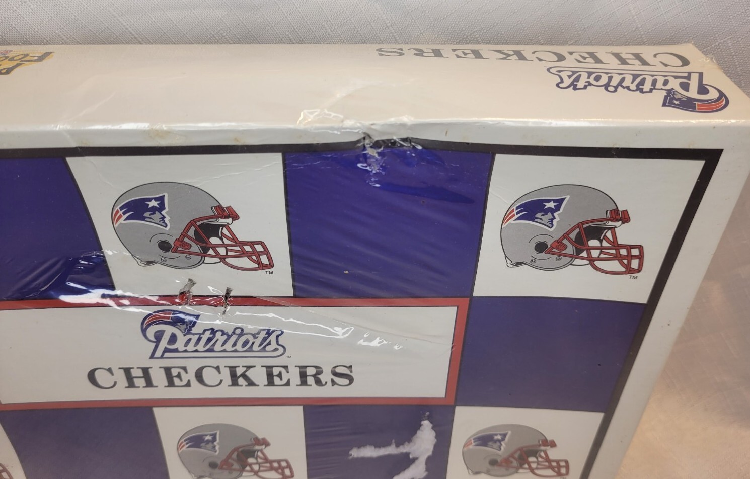 Vintage NFL Checkers Game Patriots Vs Dolphins Complete 1993 Liscenced Product