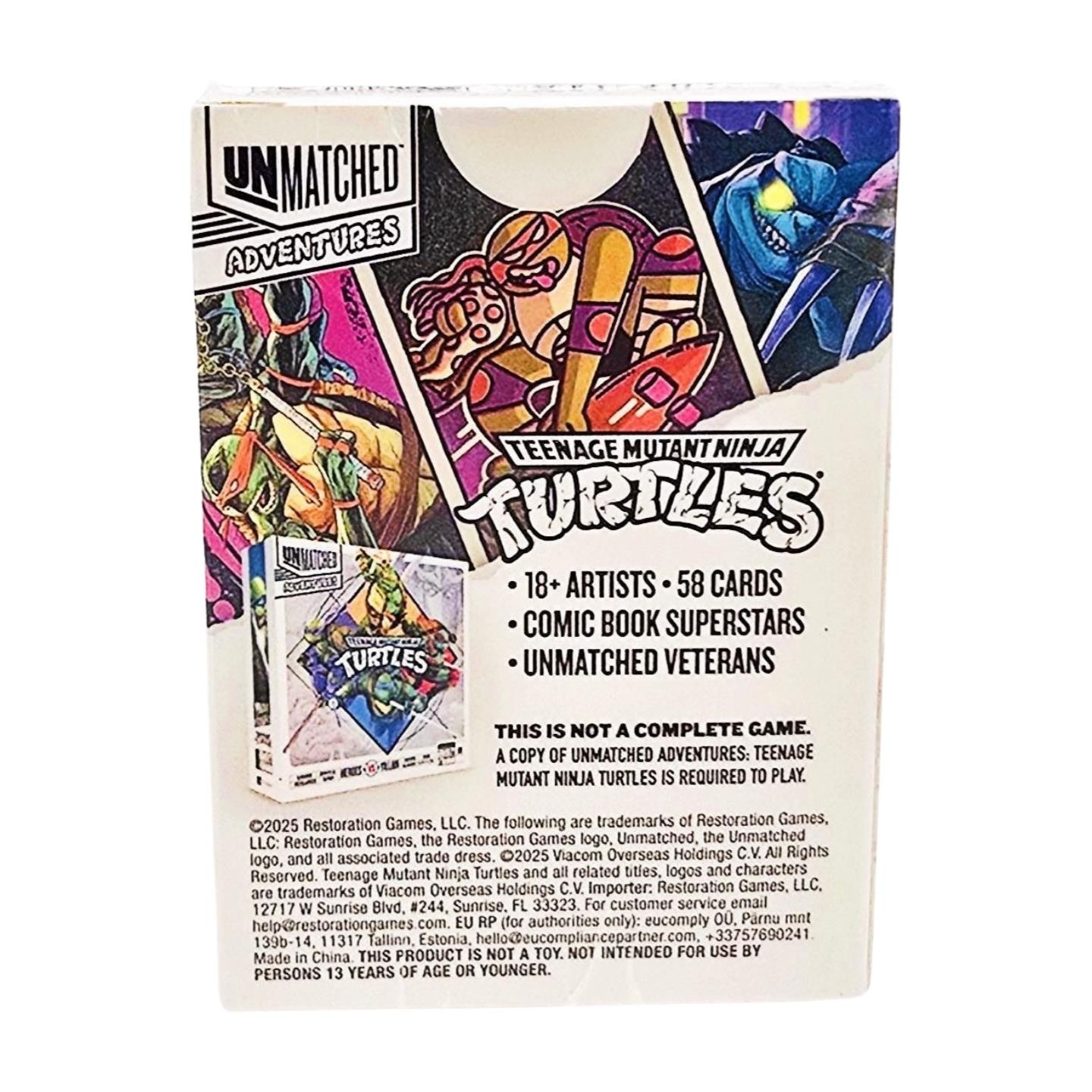 Unmatched Adventures: TMNT Alternate Art by Restoration Games – SEALED