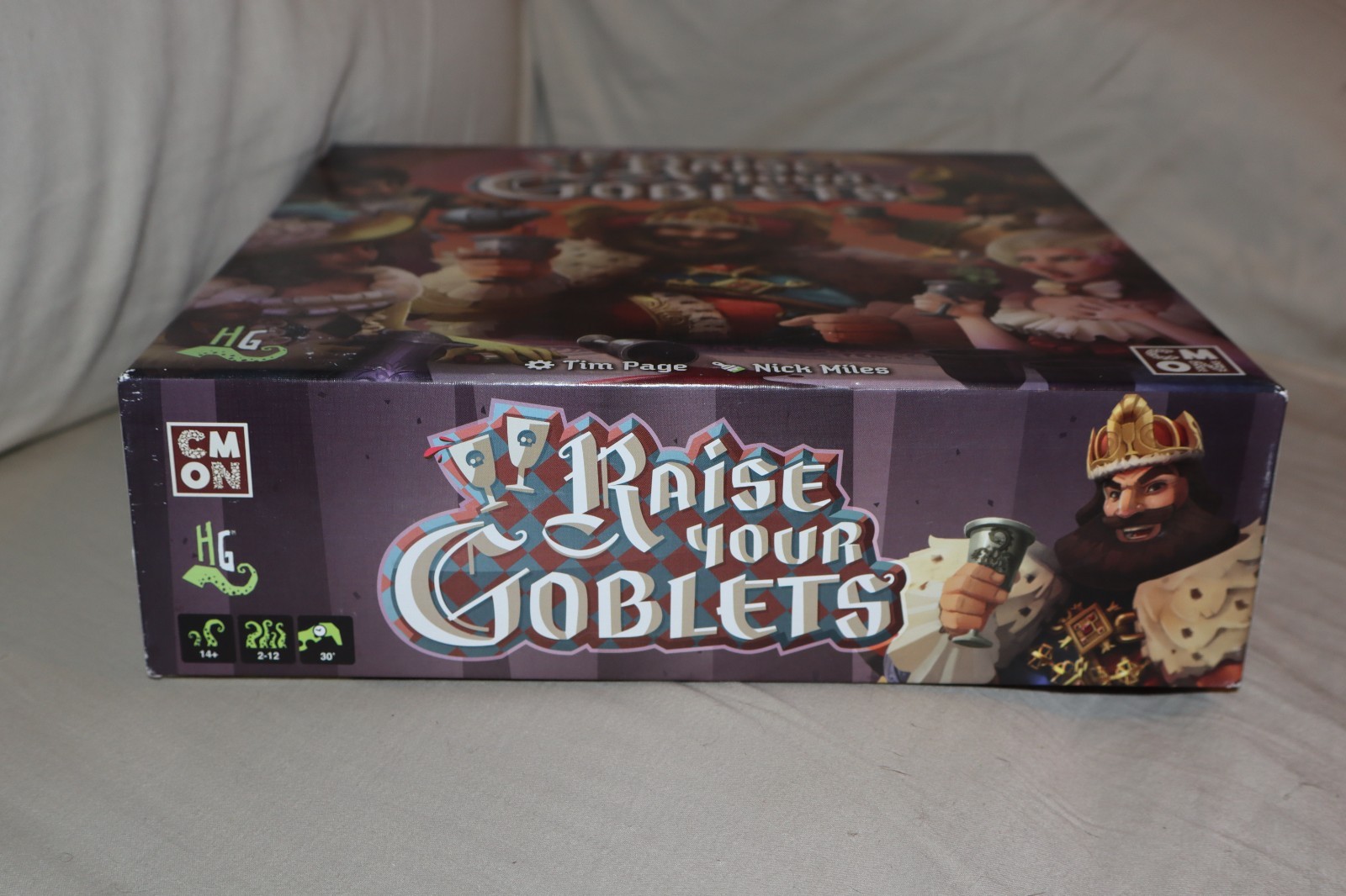 Raise Your Goblets Game Of Toasts Board Game Complete CMON Horrible Games