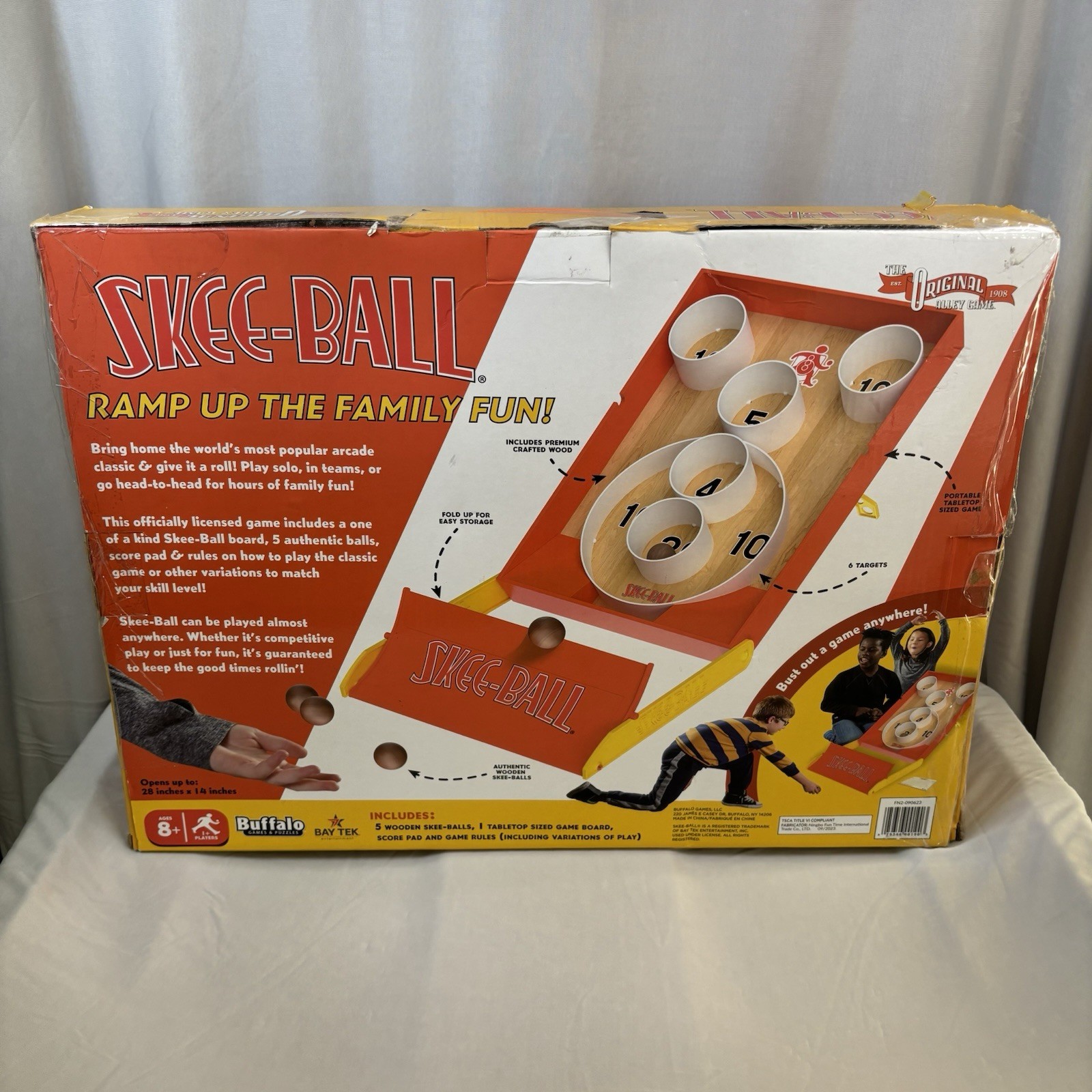 Skee-Ball Game Tabletop Buffalo Games & Puzzles Home Arcade