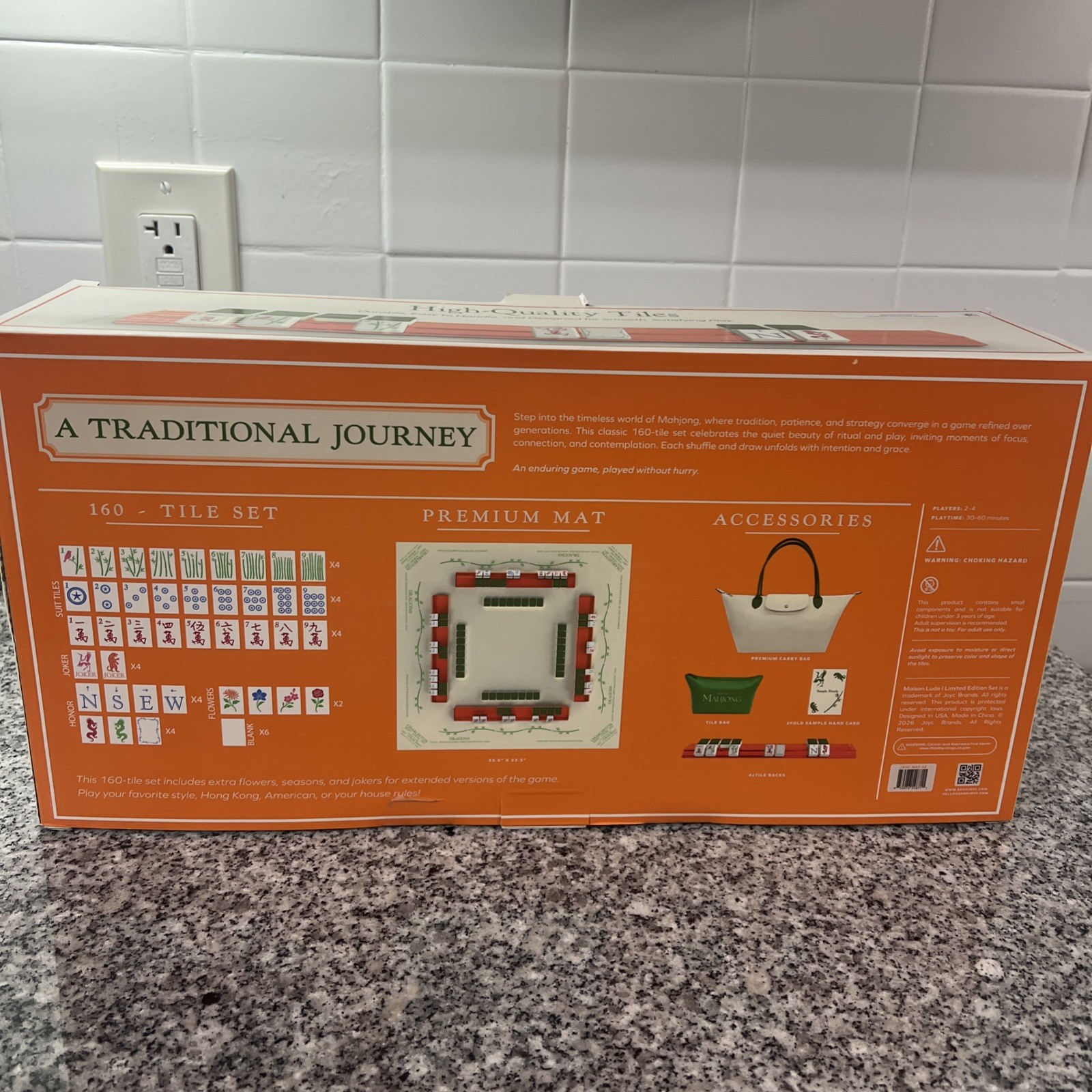 Maison Lude Mahjong Limited Edition 160 Tile Set-Mat-Accessories