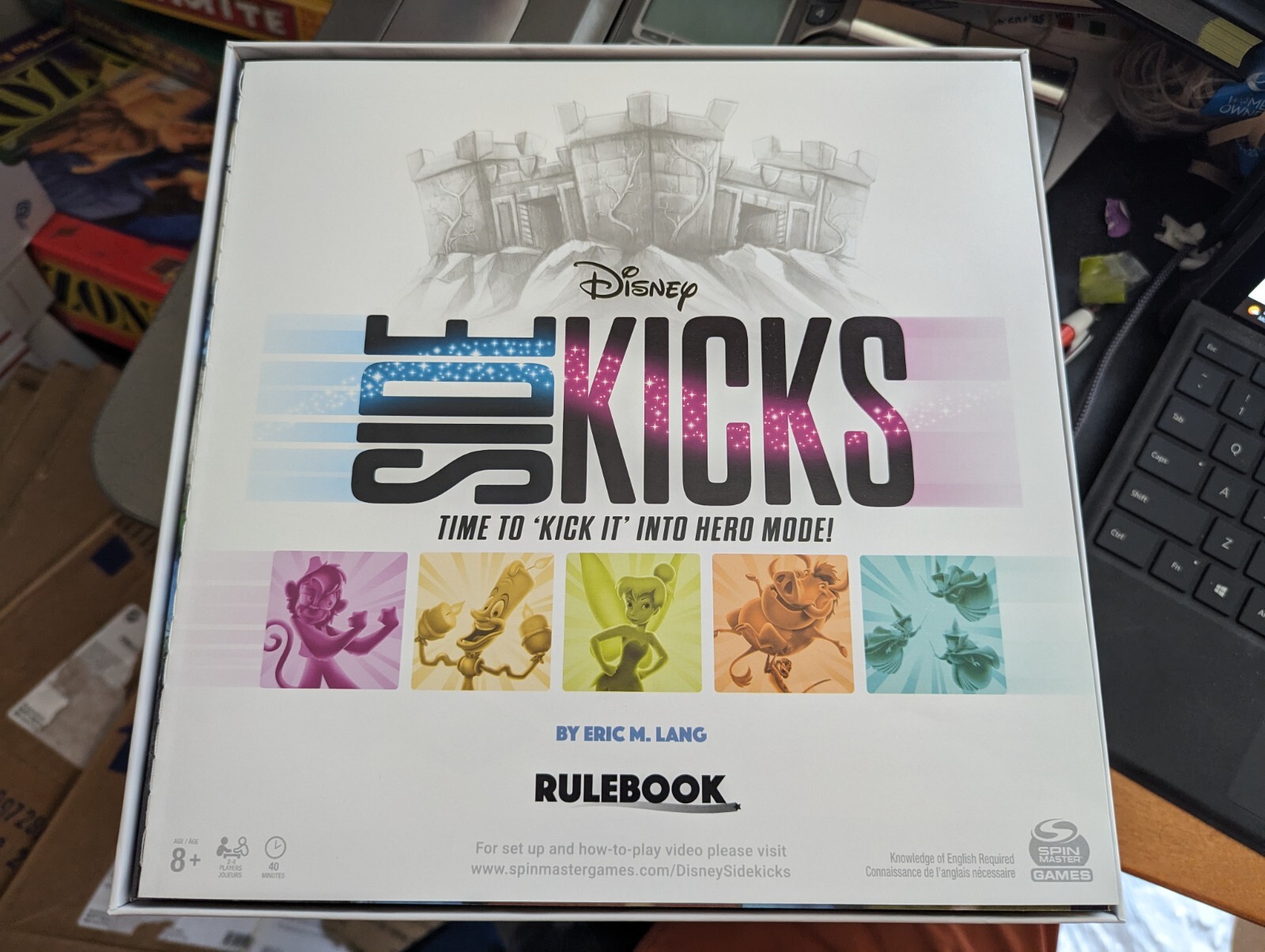 DISNEY SIDEKICKS Cooperative Strategy Board Game 100% COMPLETE 2021