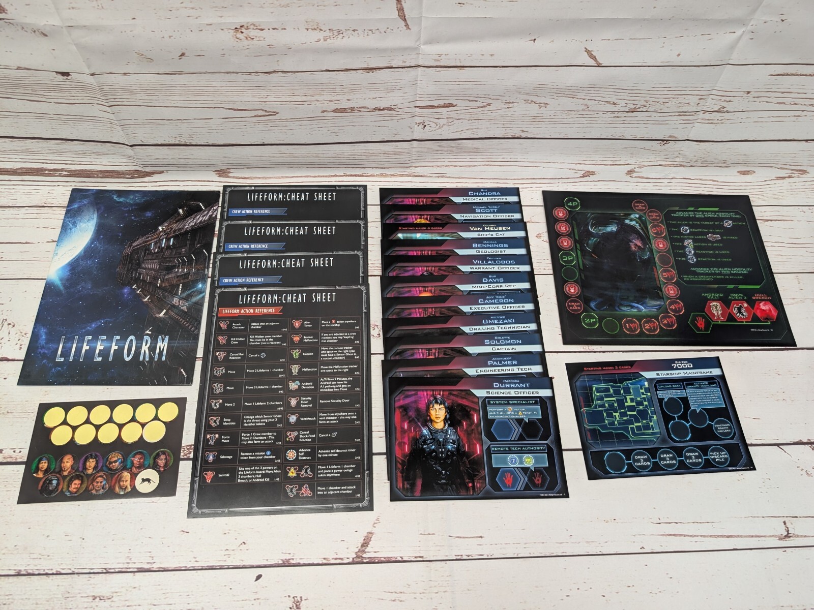 Hall or Nothing Lifeform Alien Board Game Base Dragons Domain 13th Passenger Mat