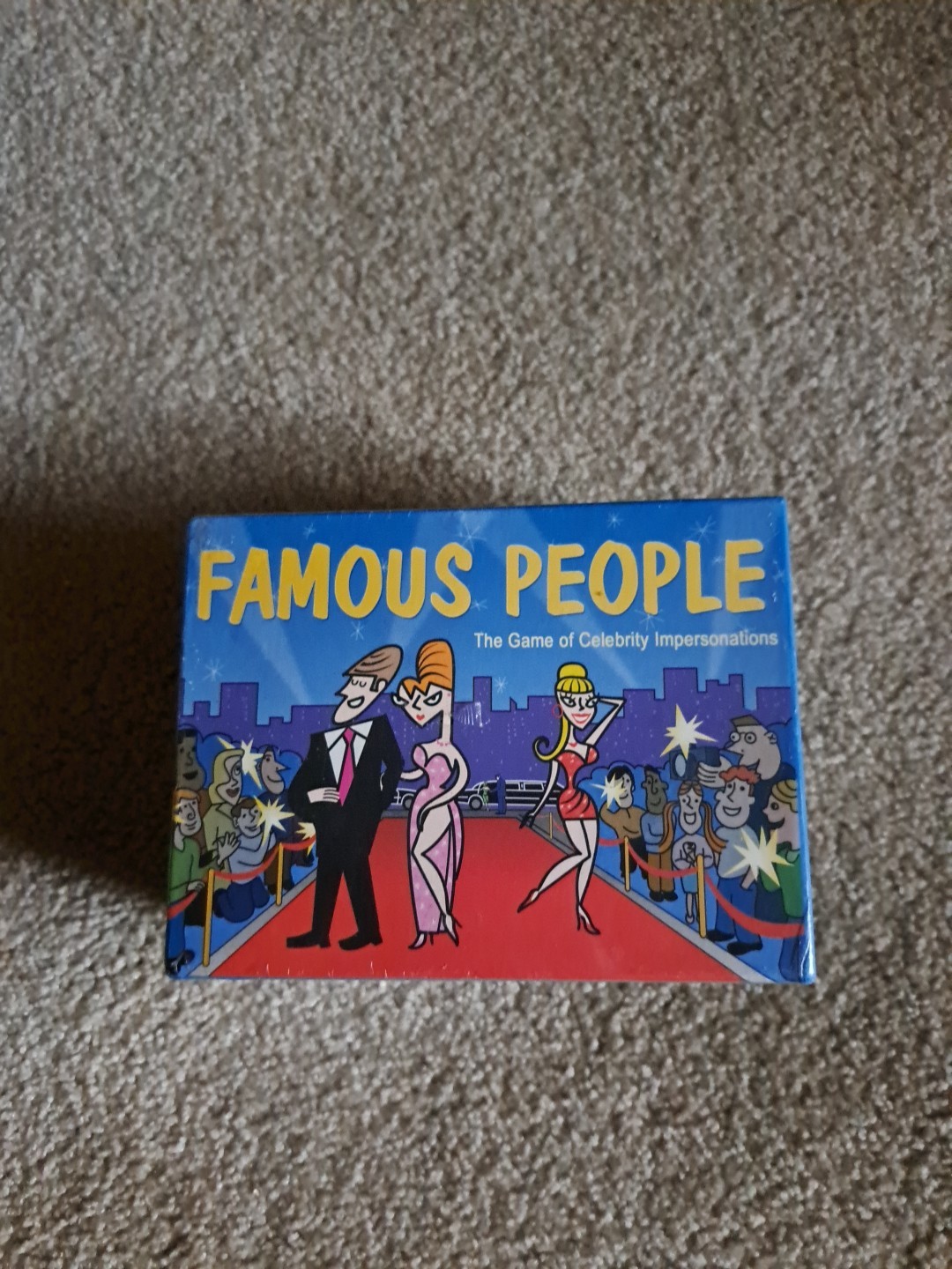 Famous People Game of Celebrity Impersonations Ages 8+ 4-16 Players SEALED