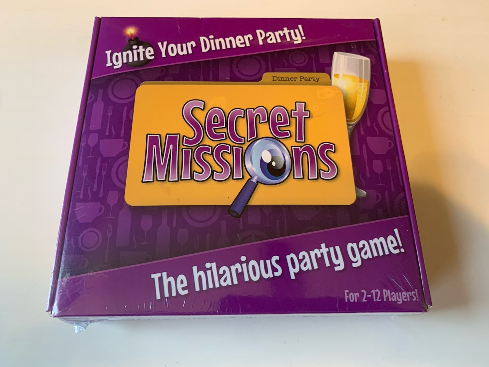 Secret Missions Ignite Your Dinner Party game 2-12 Players New SEALED