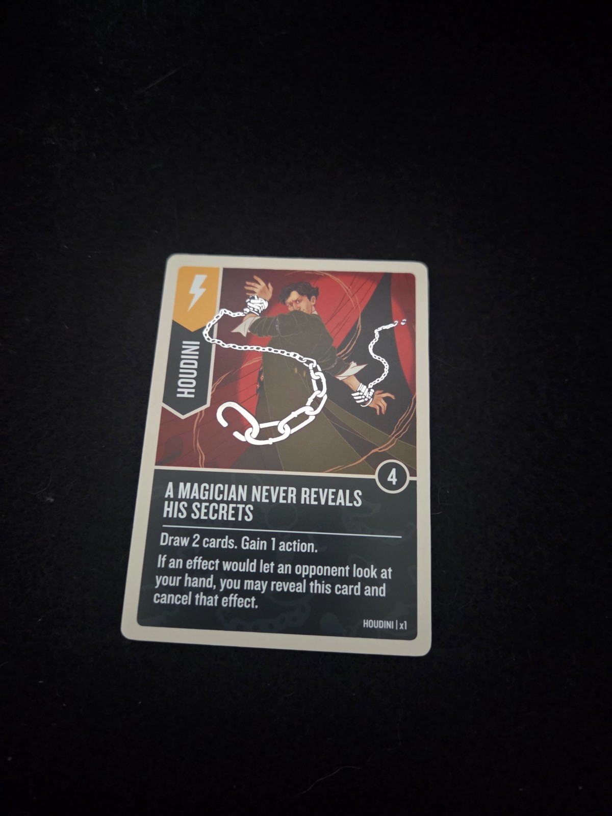 Bruce Lee Unmatched Sealed New W/ Unmatched Houdini Foil Promo Card A MAGICIAN