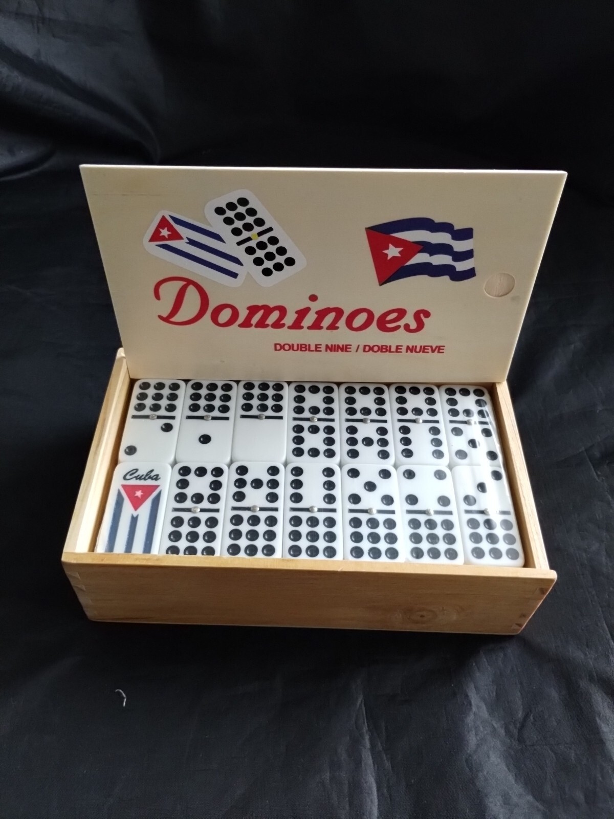 Domino Cuban (DOMINO CUBANO DOBLE NUEVE) double NINE DOMINOES Fun Game Juego