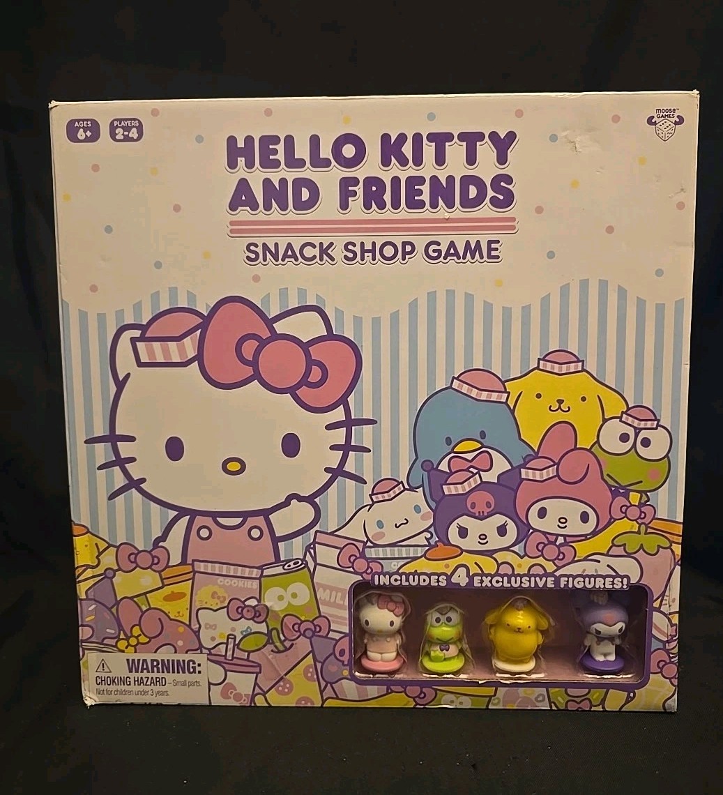 New And Sealed Hello Kitty and Friends Snack Shop Game Fun Activity Game Ages 6+