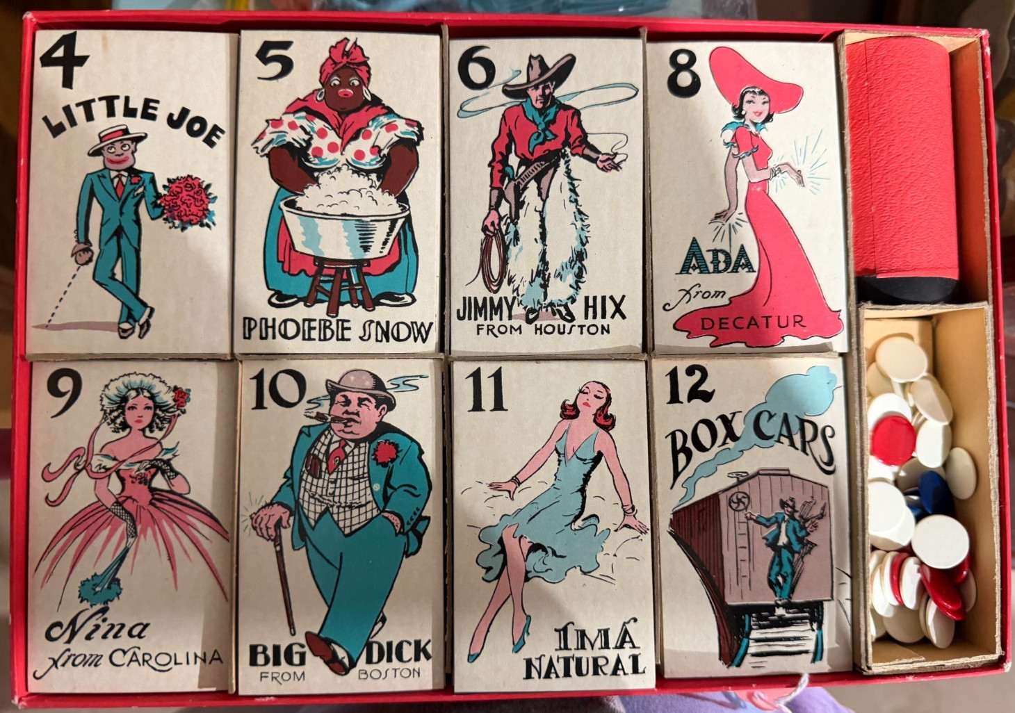 “Snake Eyes” Dice Game (Selchow & Righter) Game No. 27, from the 1941