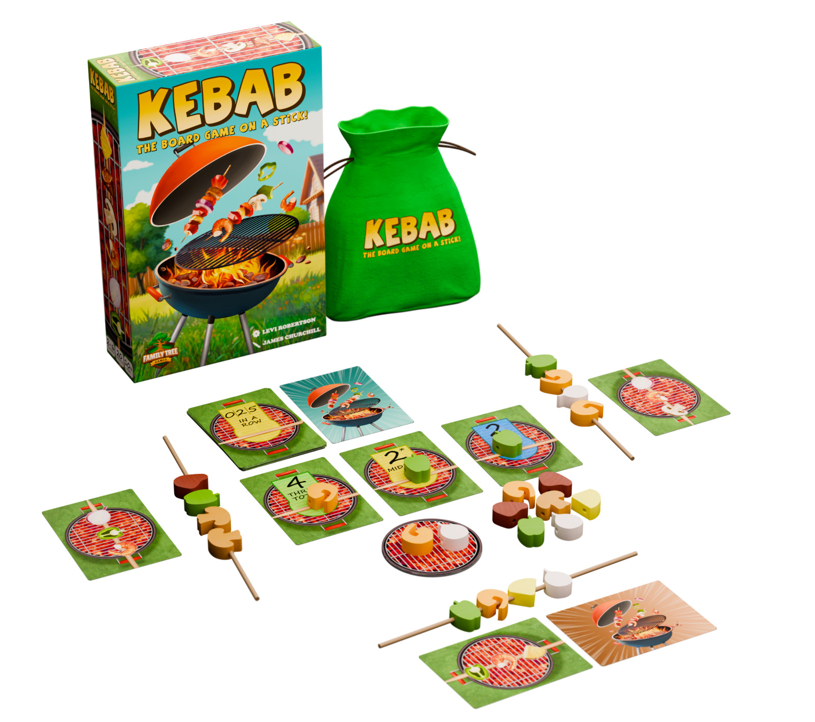 Kebab The Board Game on A Stick {2-6 Players, Ages 10+}