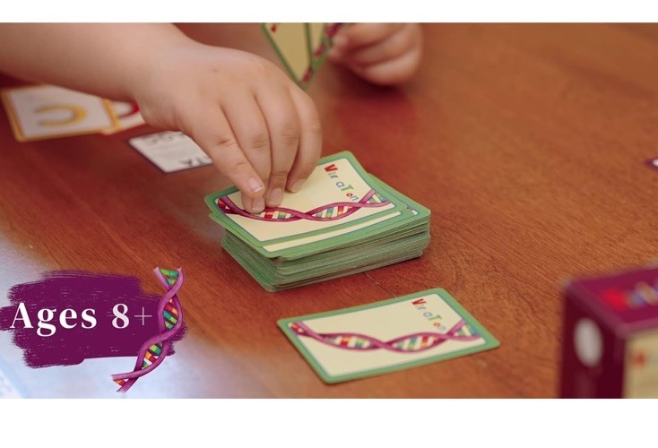 Variation A DNA Matching Card Game Genetic Lang. Of Living Things Using Alphabet