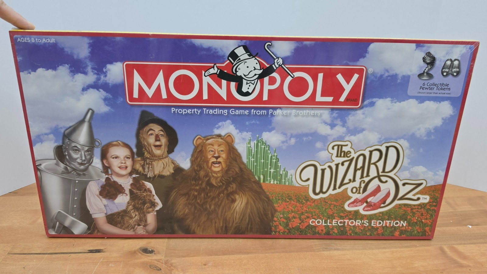 THE WIZARD OF OZ COLLECTOR’S EDITION MONOPOLY BOARD GAME NEW (SEALED)