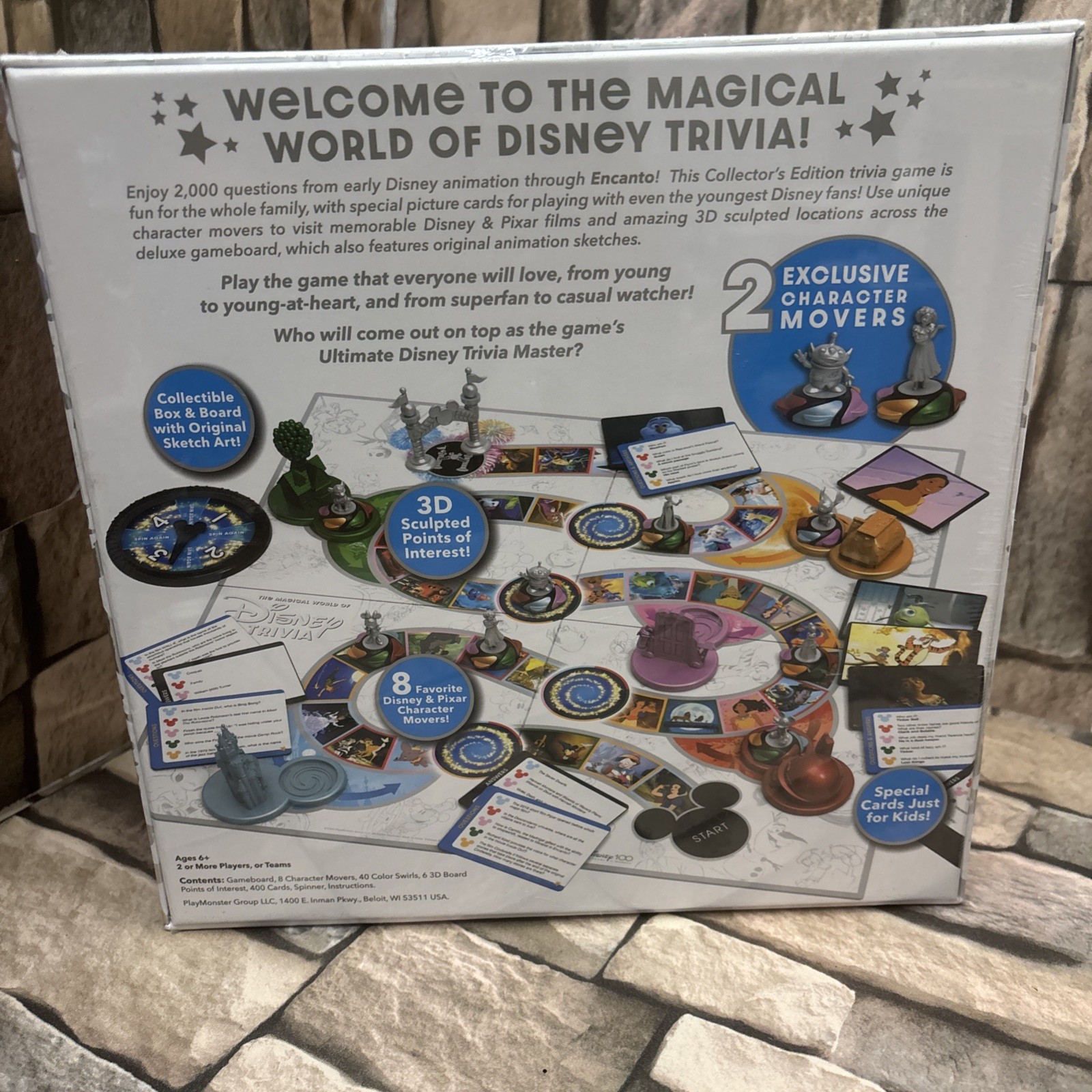 New The Magical World of Disney Trivia: 100 Years of Wonder board games