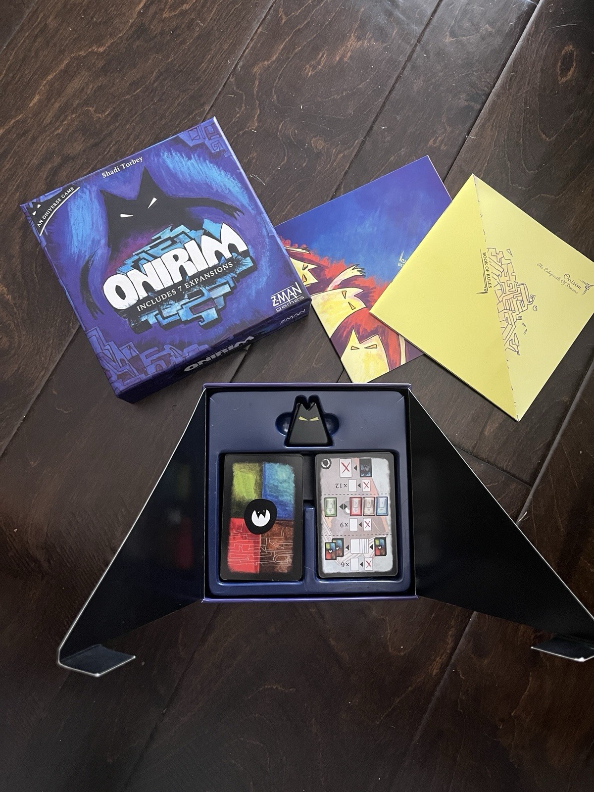 Shadi Torbey ONIRIM Card Game + 7 Expansions 2019 Z-Man Games EUC in Box