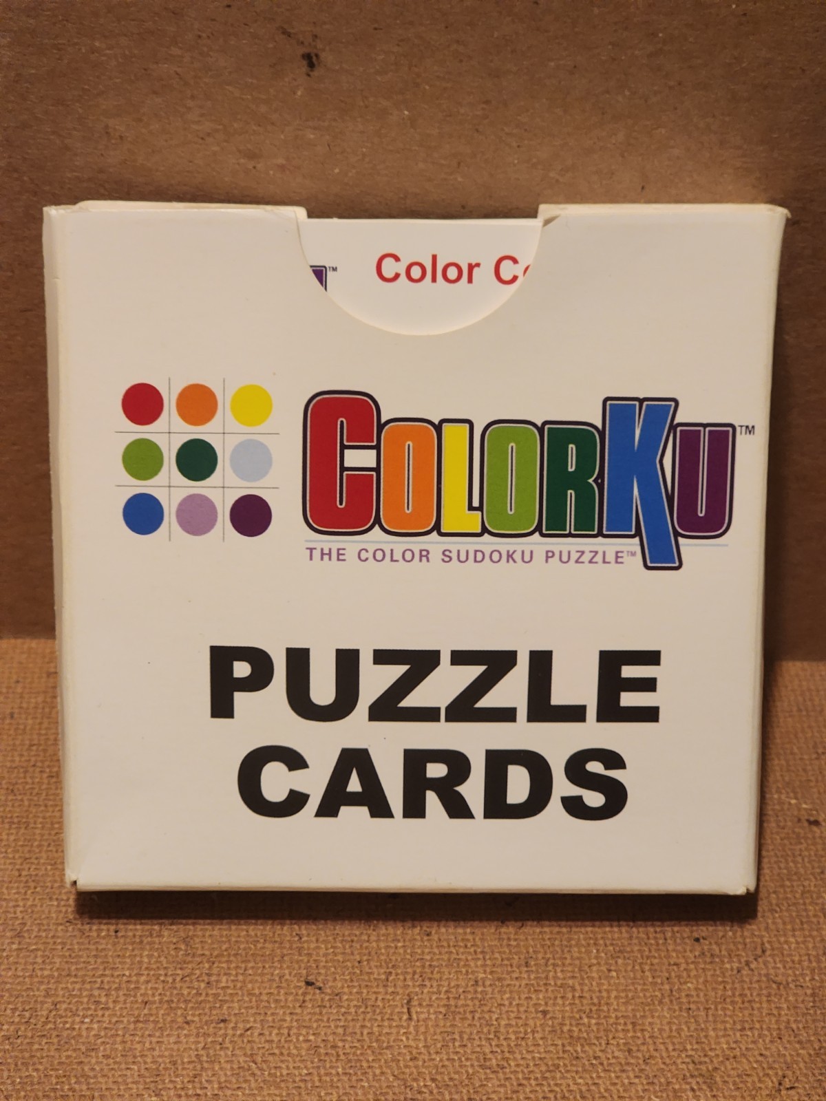 COLORKU Color Sudoku Puzzle Wooden Board Game Set with Puzzle Cards – Complete