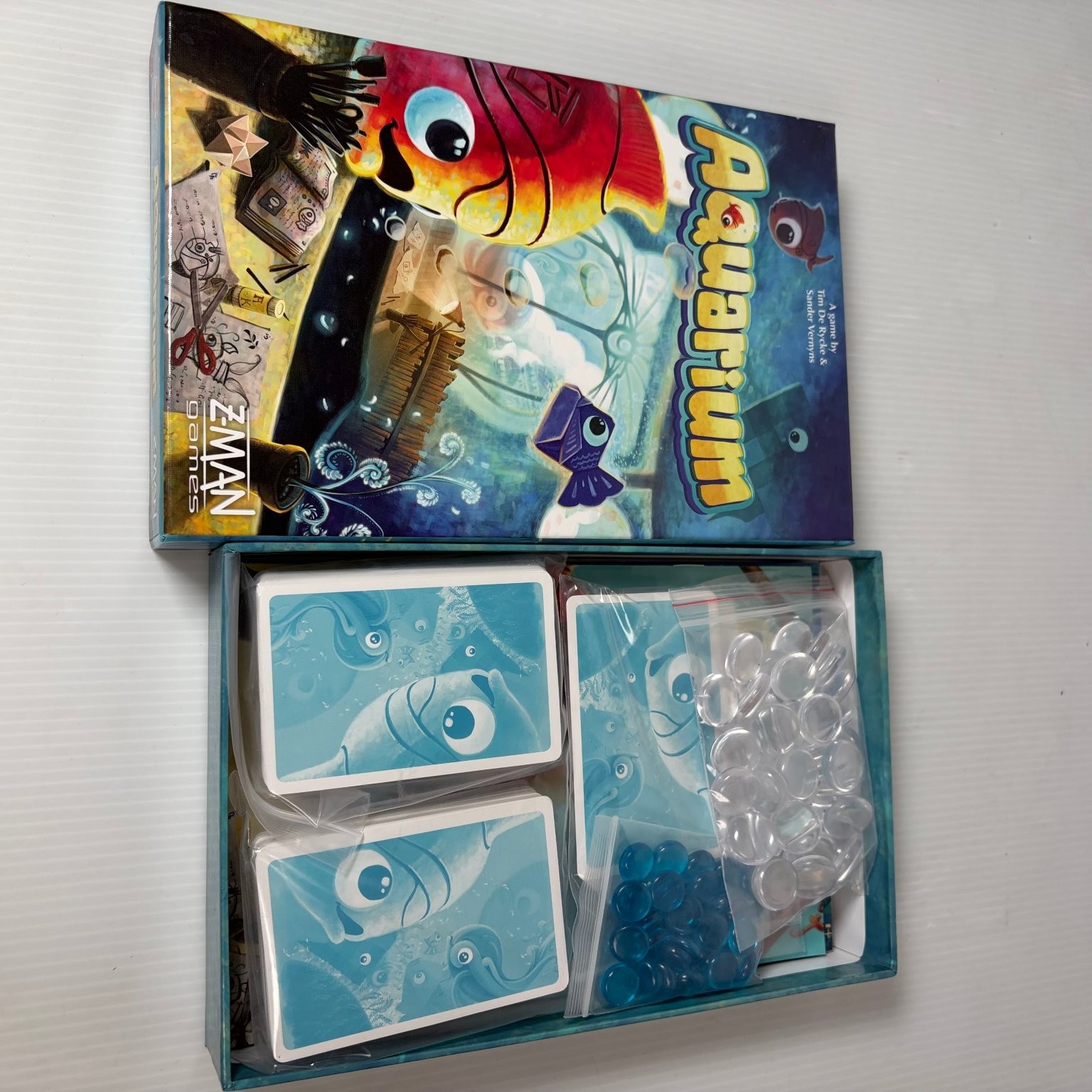 Aquarium Z-Man Games Board Game 2-6 Players Ages 10+ Cardboard 2016