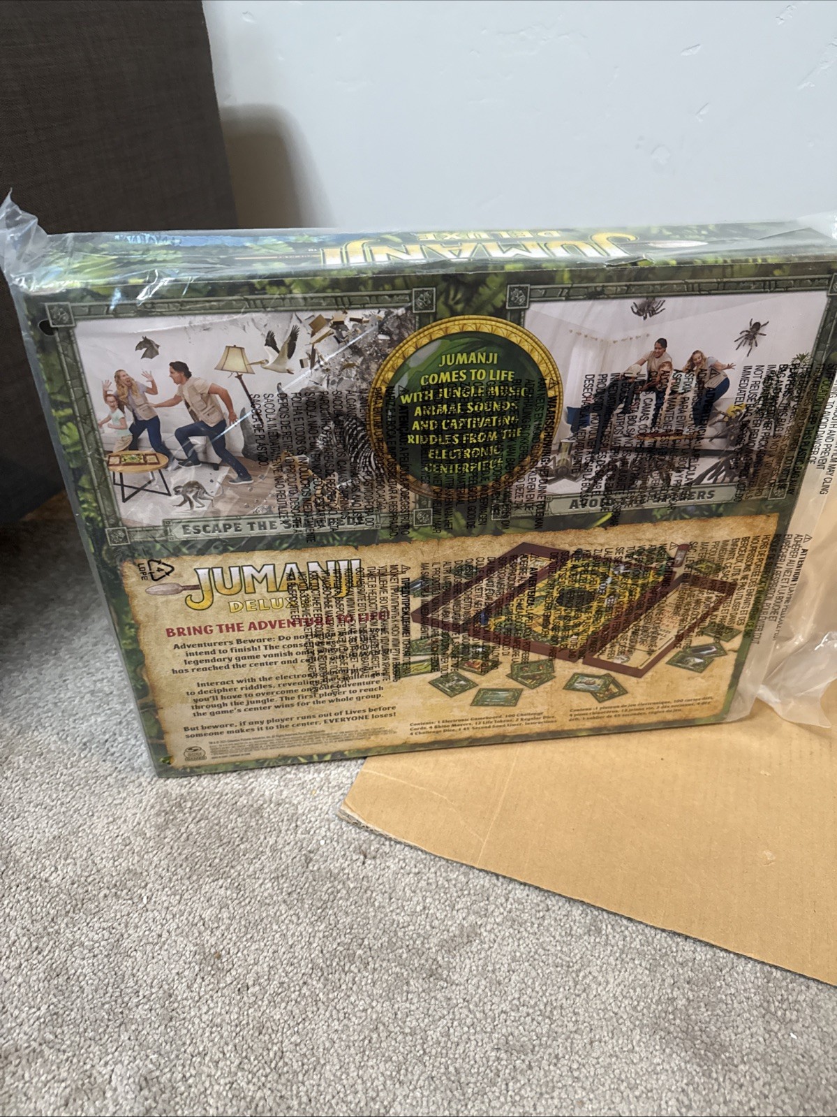 Jumanji 2021 Deluxe Electronic Adventure With Lights And Sound Game New Sealed
