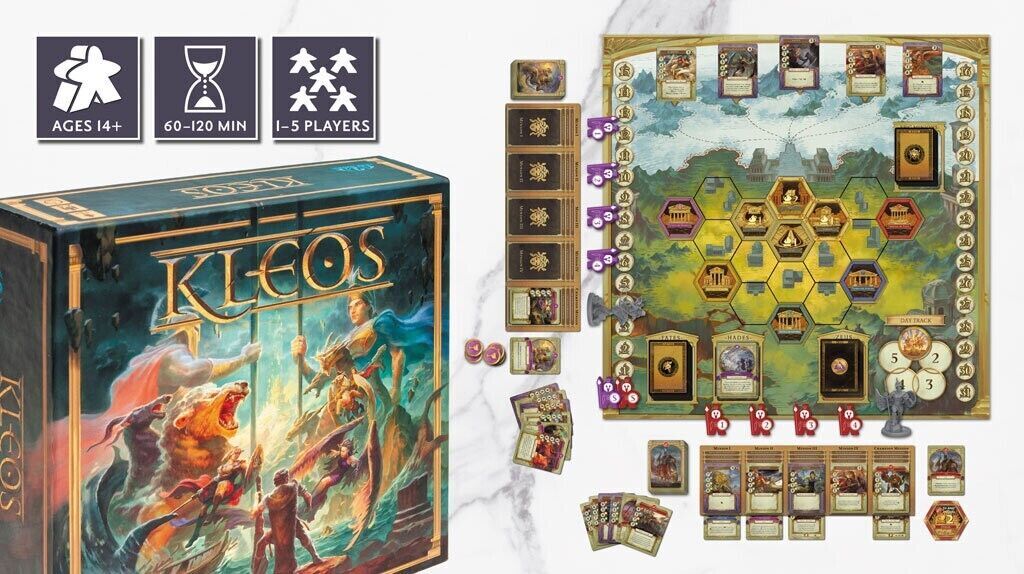 Kleos Core Game Kickstarter Ed + Promo Card by Azure Horizon SEALED