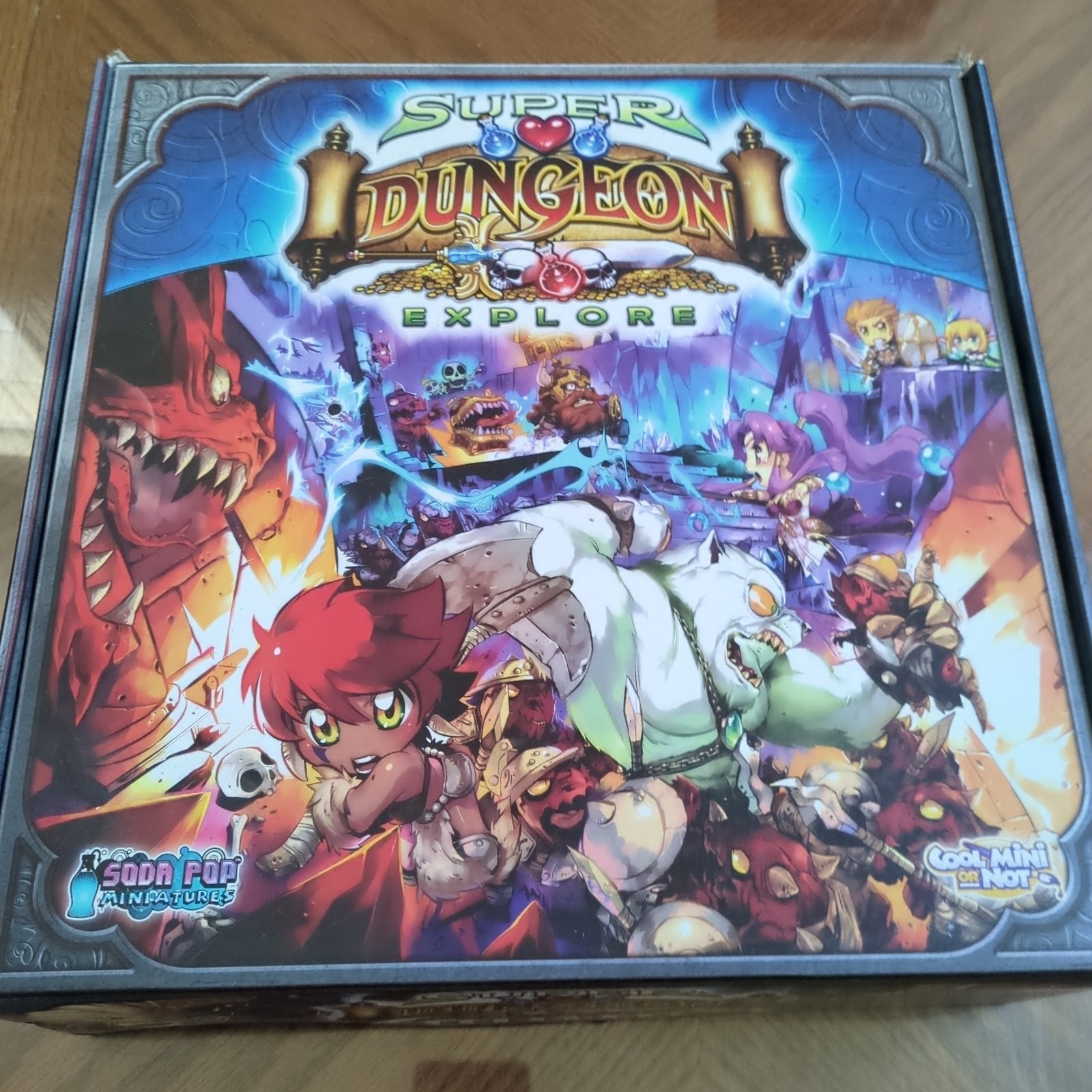 Soda Pop Miniatures Super Dungeon Explore Core Base Game COMPLETE 2011! Glue iss