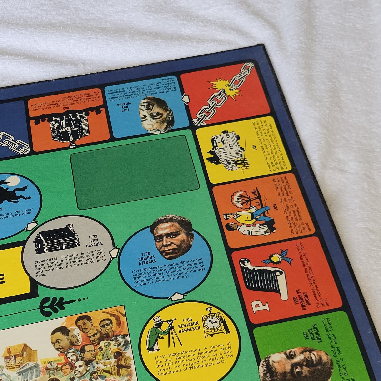 Complete Board Game The Black Experience 1971 American History Game Theme Prod