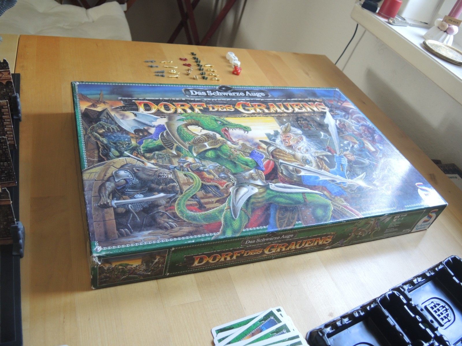 The Black Eye – Village of Horror – Schmidtspiele 100% complete 1992 Unpainted