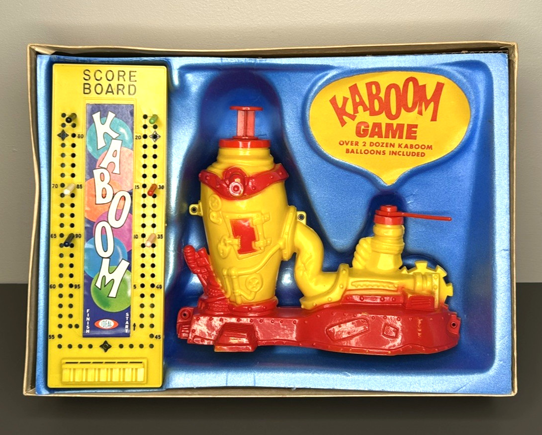 Vintage KABOOM Balloon Busting game 1965 by Ideal