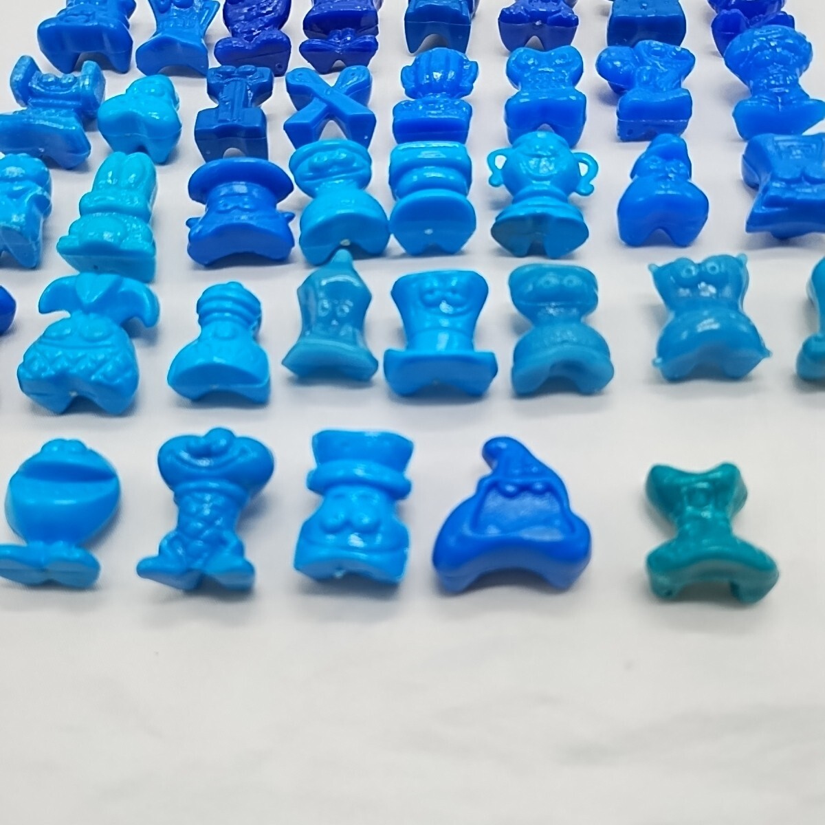 Lot Of (53) Opaque Light Blue Solid Color Crazy Bone GoGos And JoJos