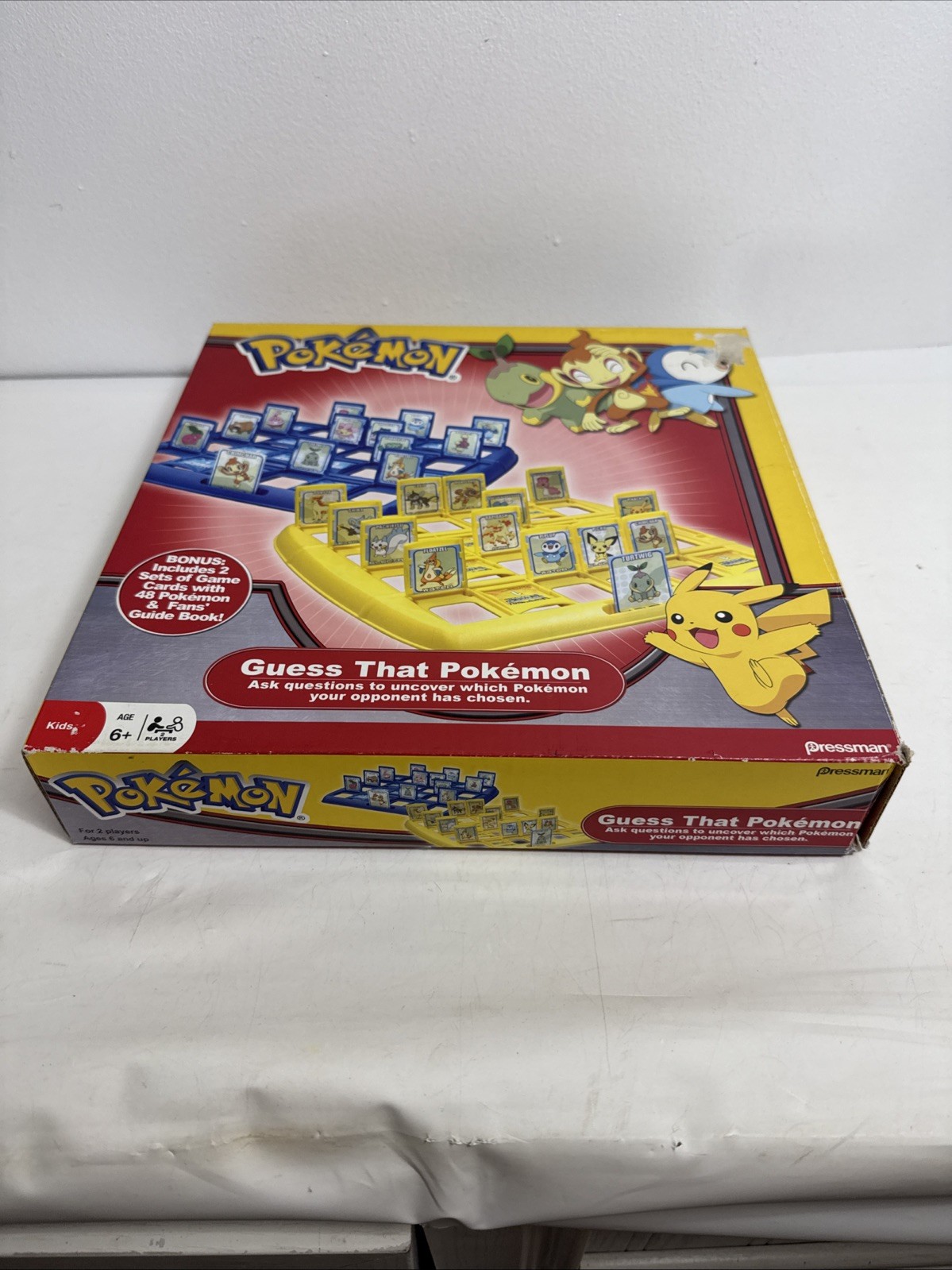 Guess That Pokemon Guess Who Board Game 2009 Pressman READ