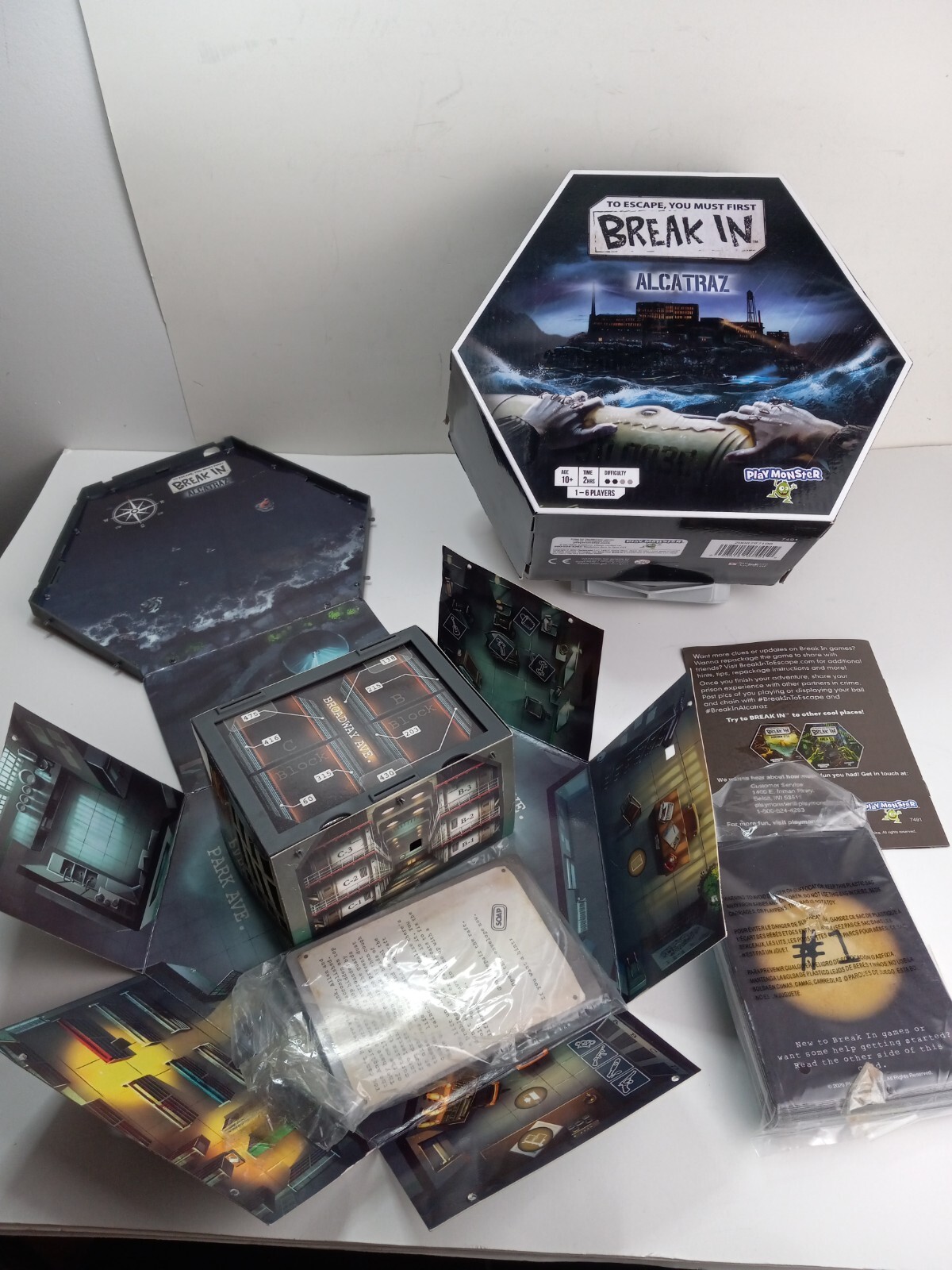 Alcatraz, “To Escape,You Must First Break in”Board Game, Based On Real Events…