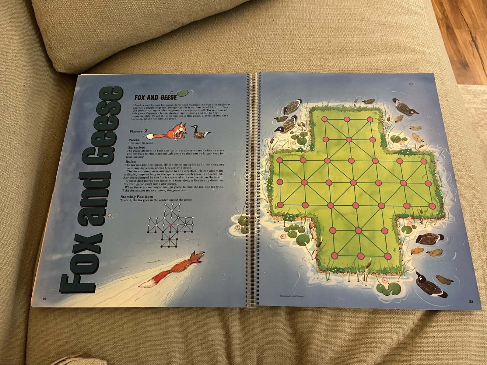 Highlights Best Board Games Around the World Spiral Bound Book Vintage 1992 MINT