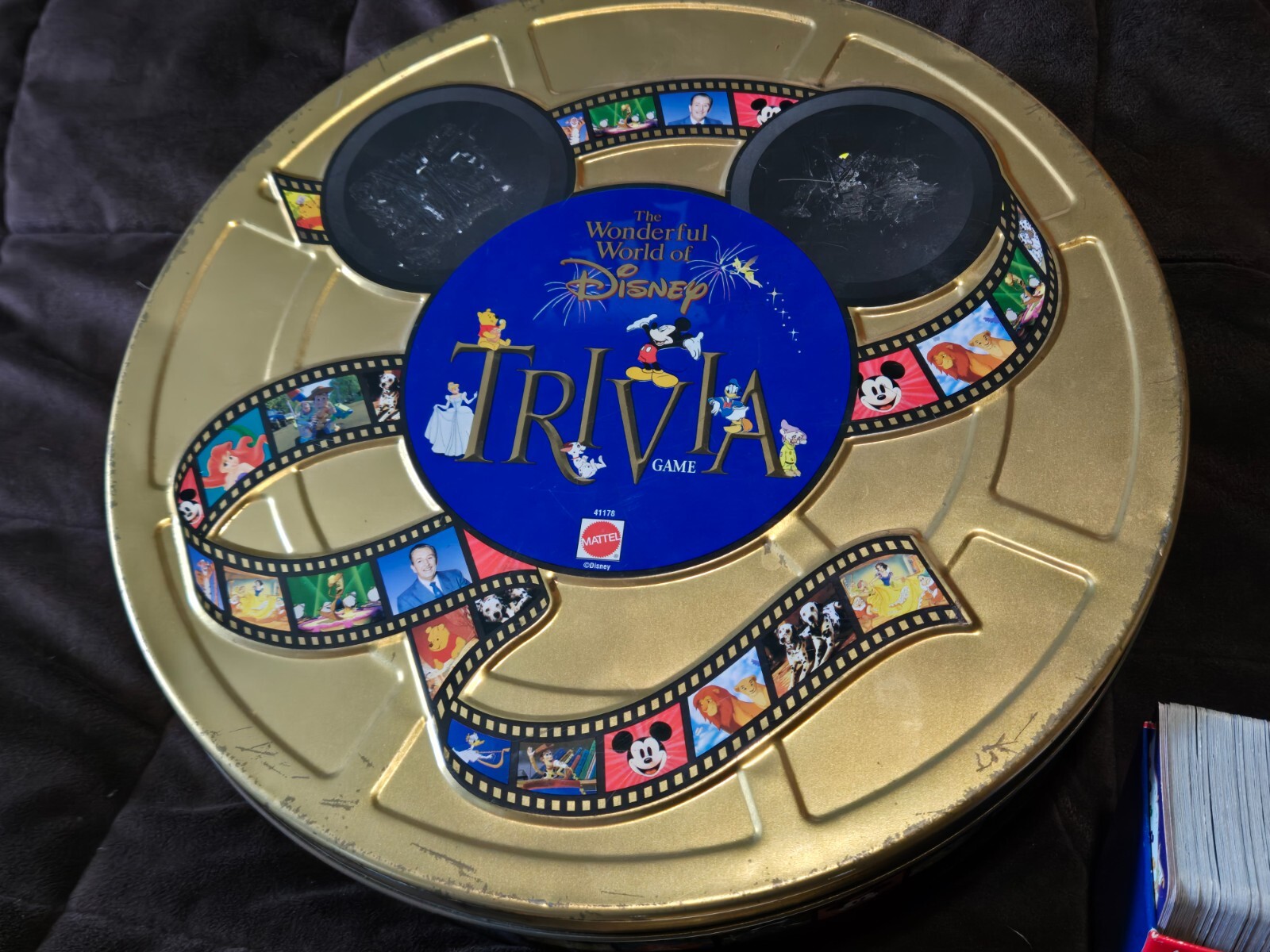 The Wonderful World of Disney Trivia Game In Collectible Tin 100% COMPLETE
