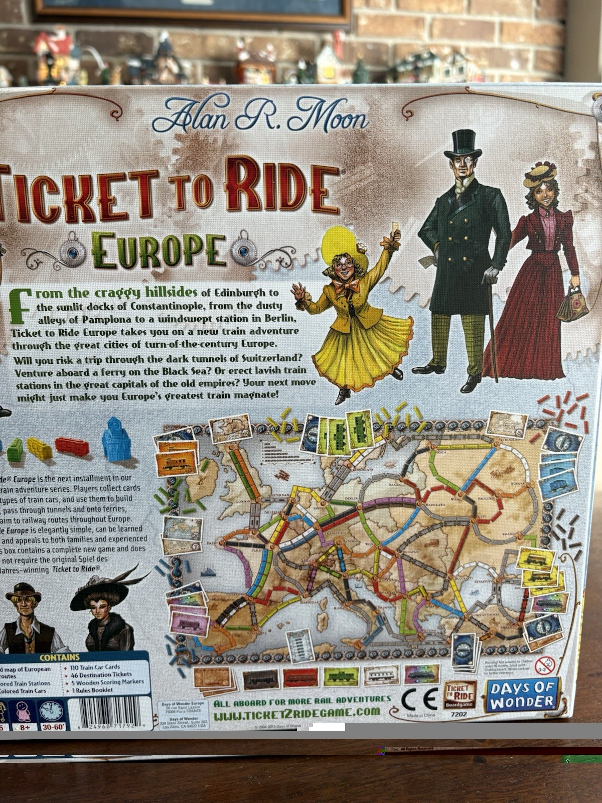 Days of Wonder Ticket to Ride Europe Board Game NEW! Open Box Sealed Cards