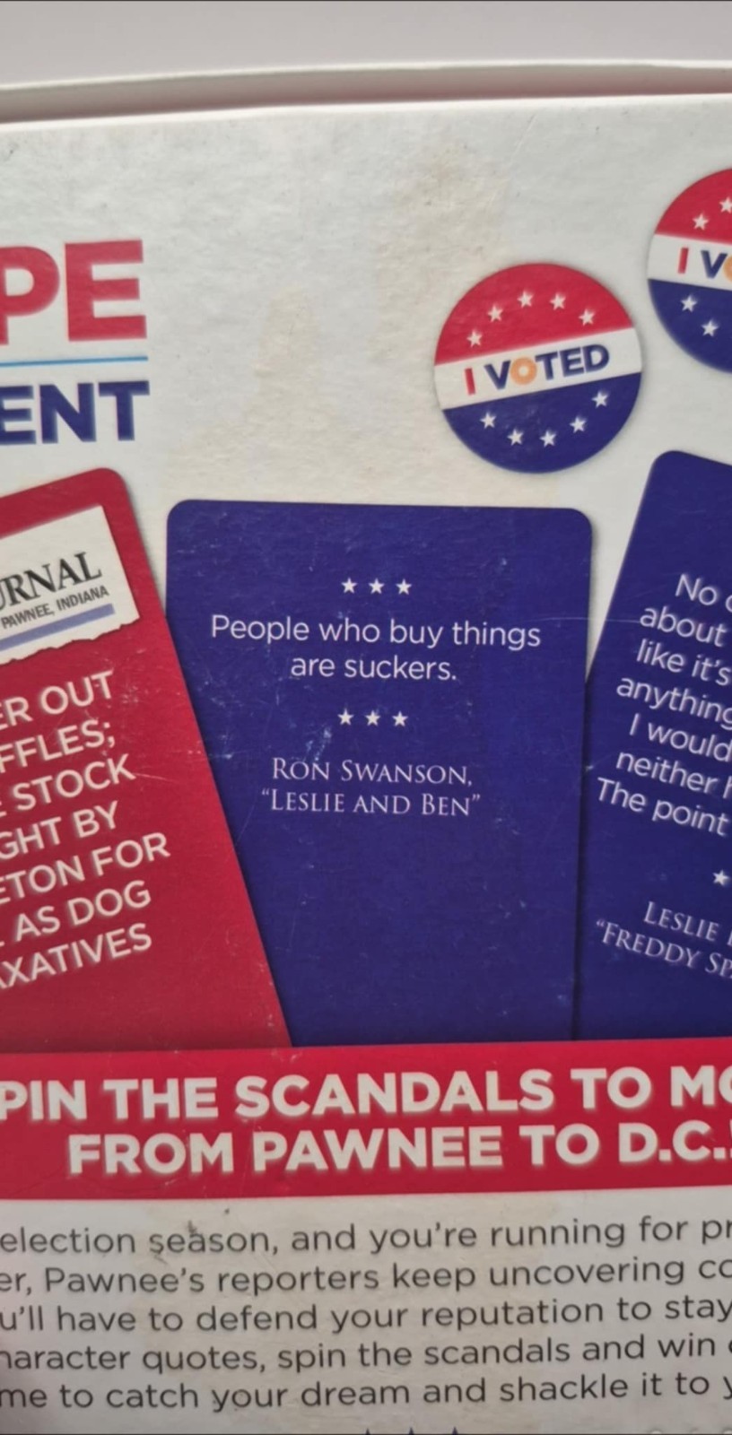 Knope For President Party Card Game for Ages 14 and Up (B223)