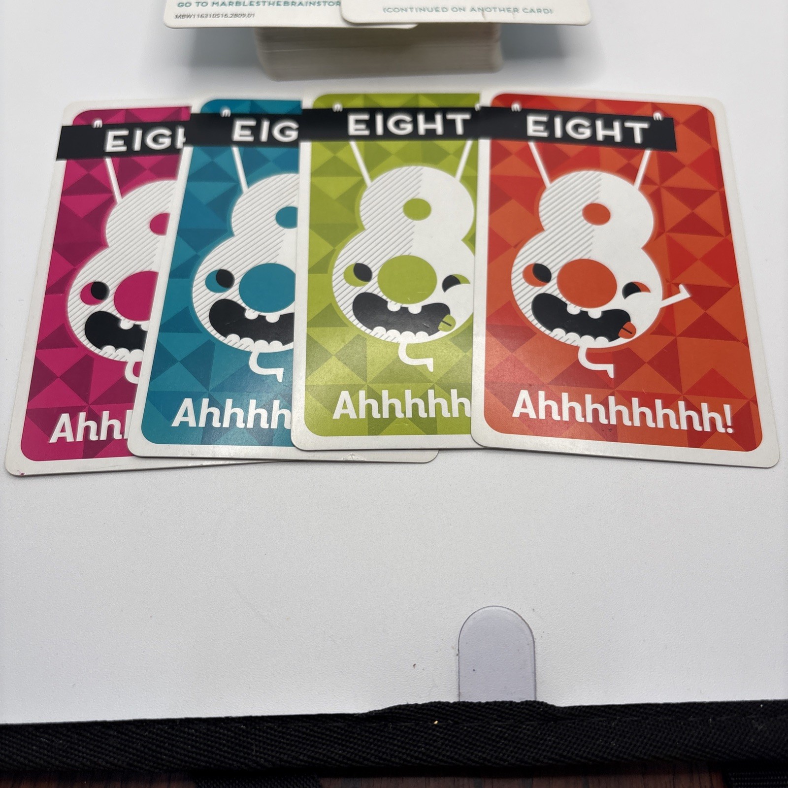Marbles The Brain Workshop Crazy 8s Card Game Complete with Instructions
