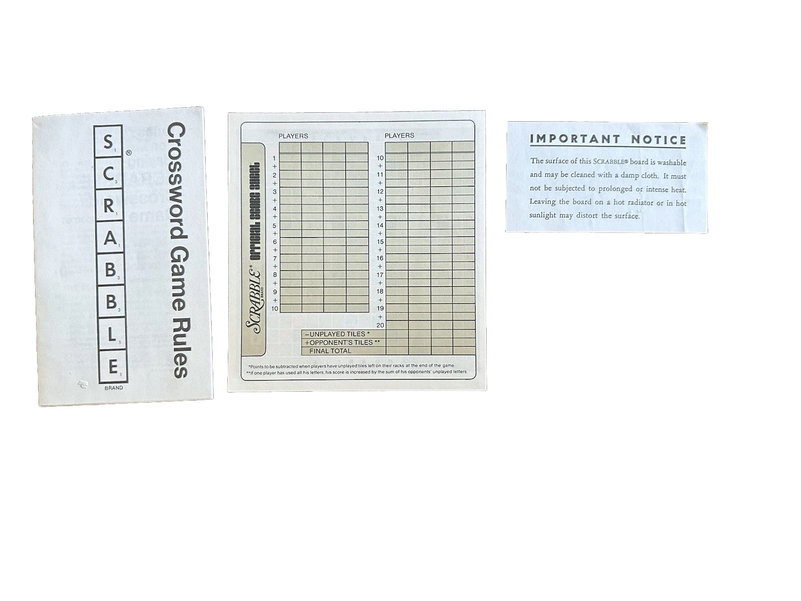 1977 Deluxe Edition Scrabble Game Complete With Turntable in Excellent Condition