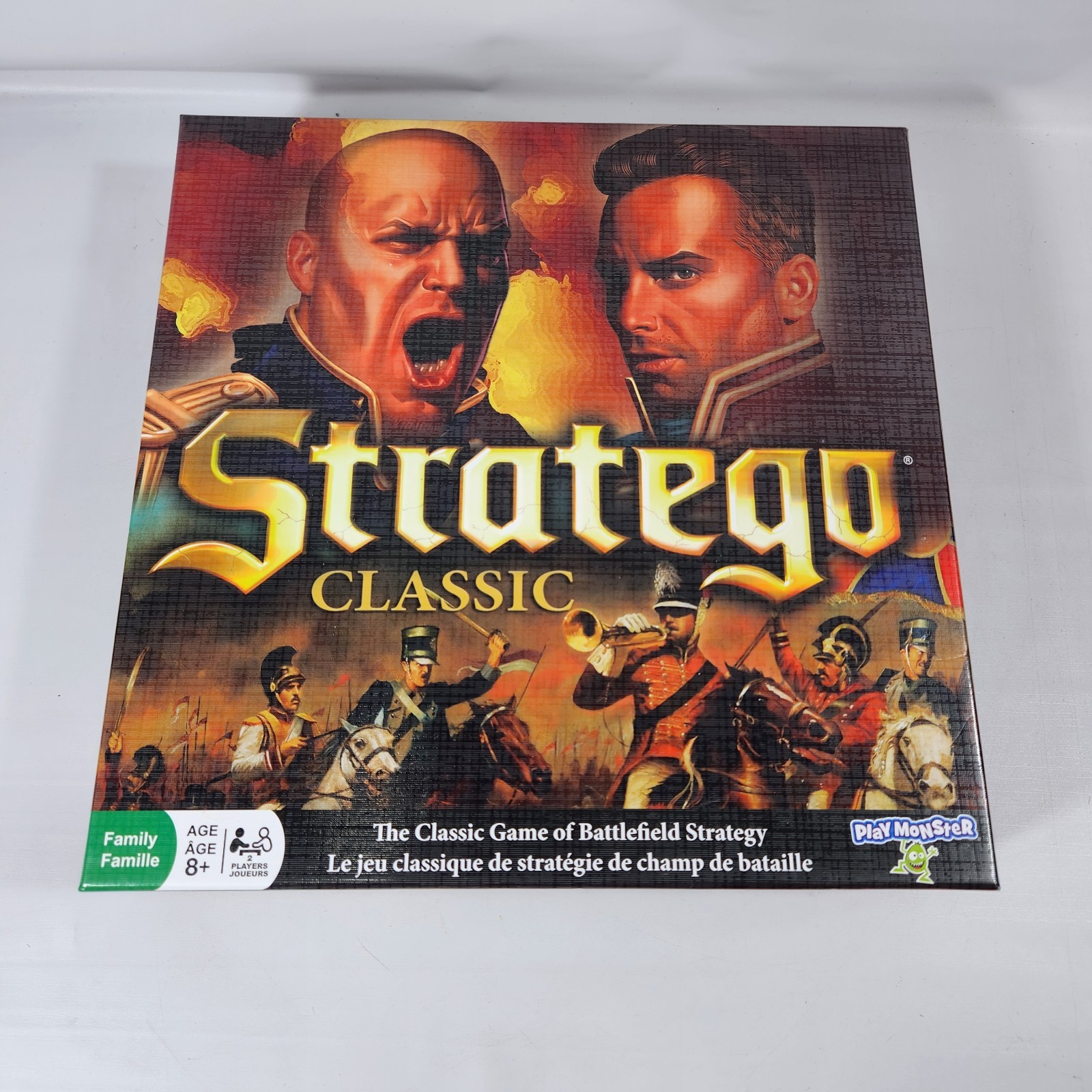 Stratego Classic Board Game Battlefield Strategy by PlayMonster 2016.