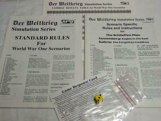 SPW – Tannenberg & Galicia Boxed games – Der Weltkrieg Simulation Series
