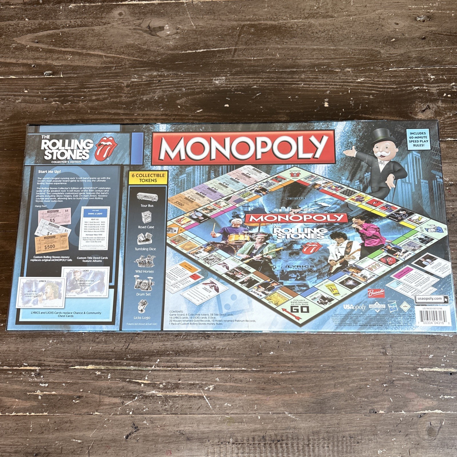 Monopoly The Rolling Stones Collector’s Edition by Hasbro 2010 – New – Sealed