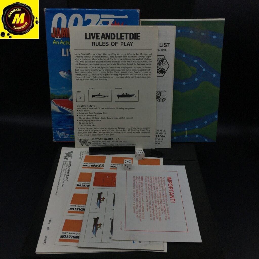 James Bond 007: Live and Let Die – An Action Episode Game (35503) – #86175 – …
